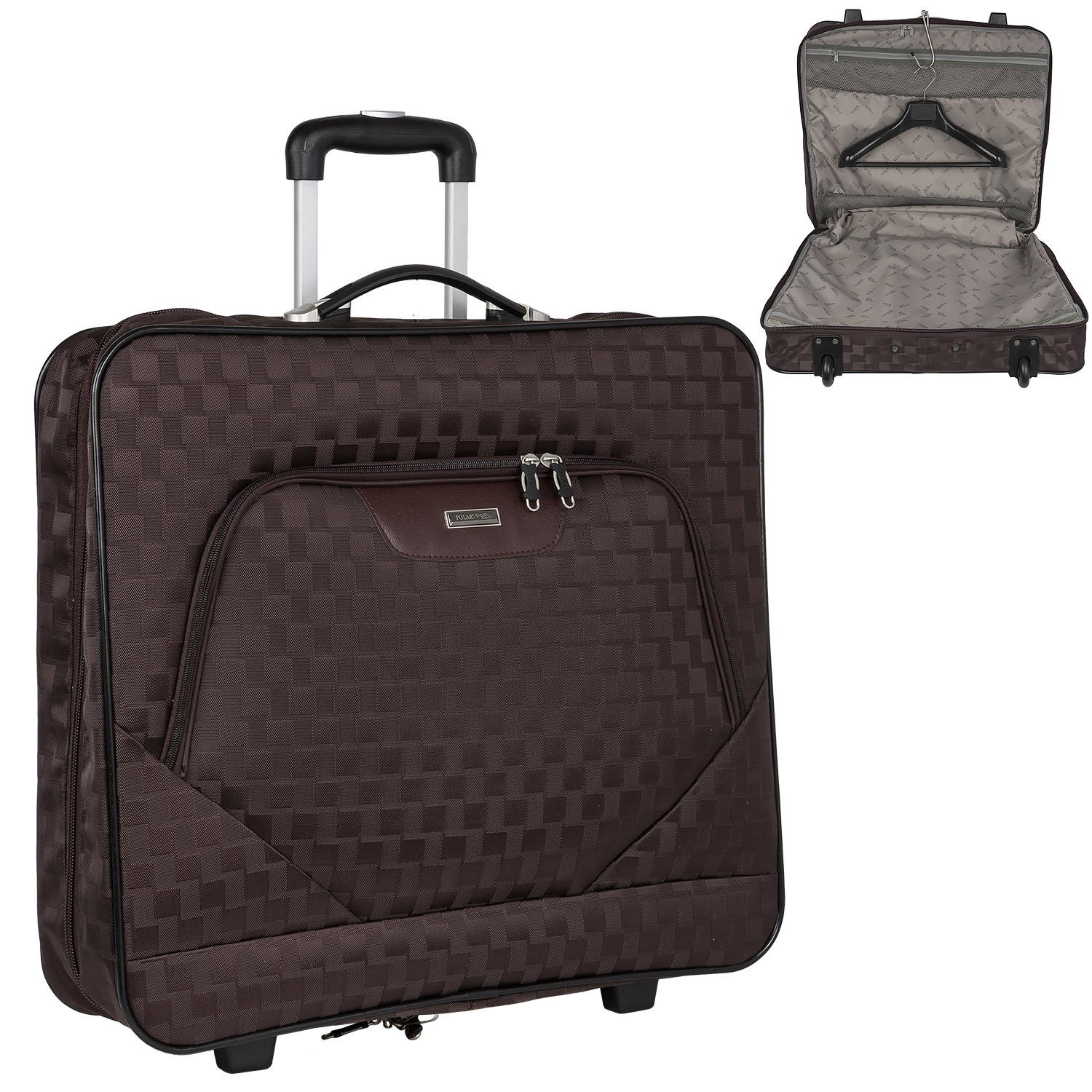 Портплед на колесах POLAR П7098 Brown