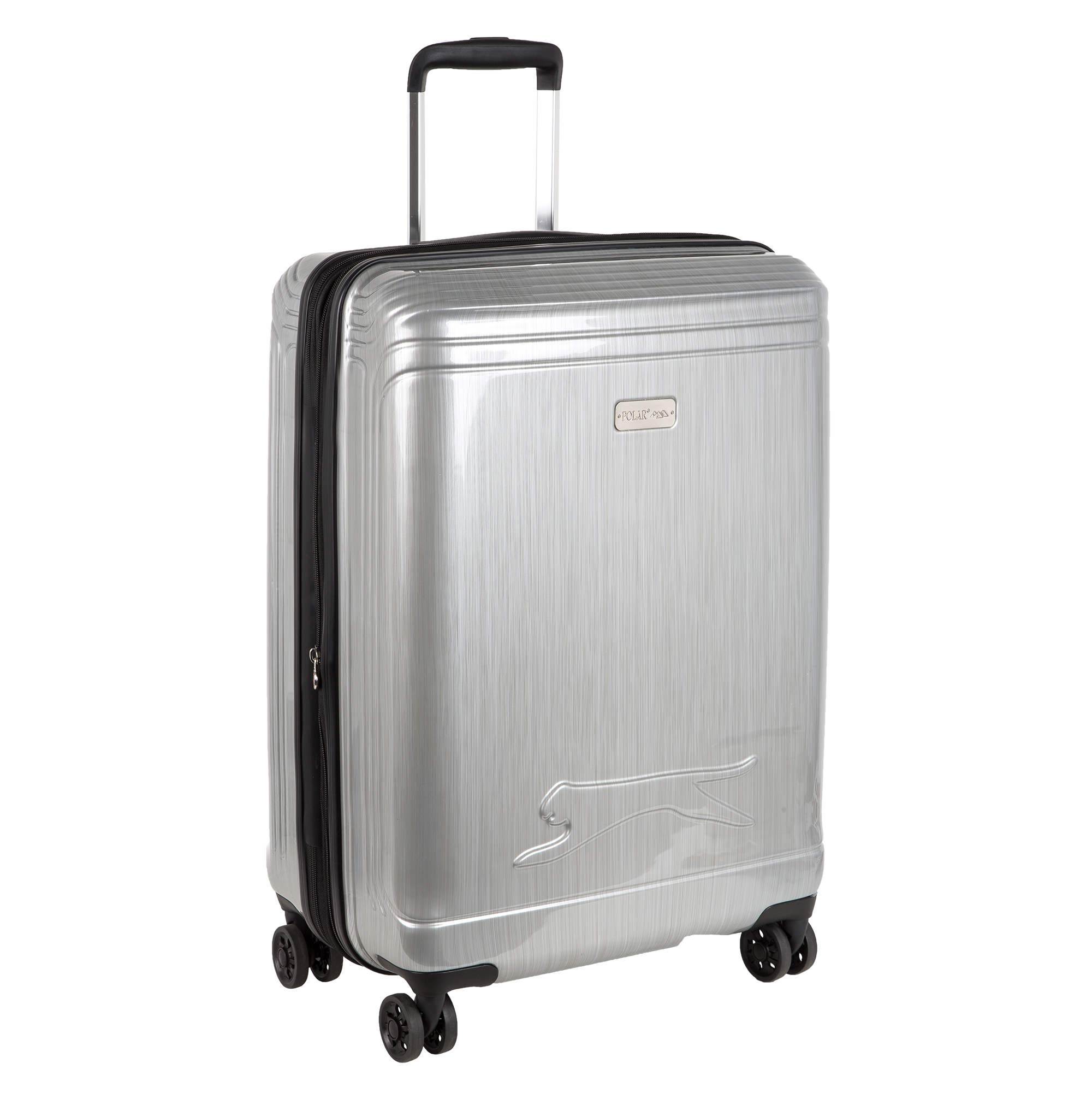 Чемодан средний, с увеличением объема POLAR Р1936-24" Grey
