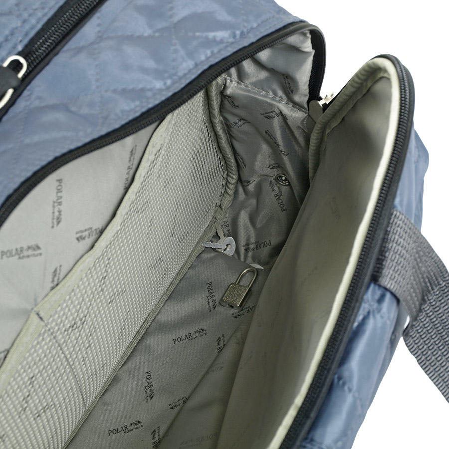 Сумка на колесах для ручной клади POLAR 7058 Grey