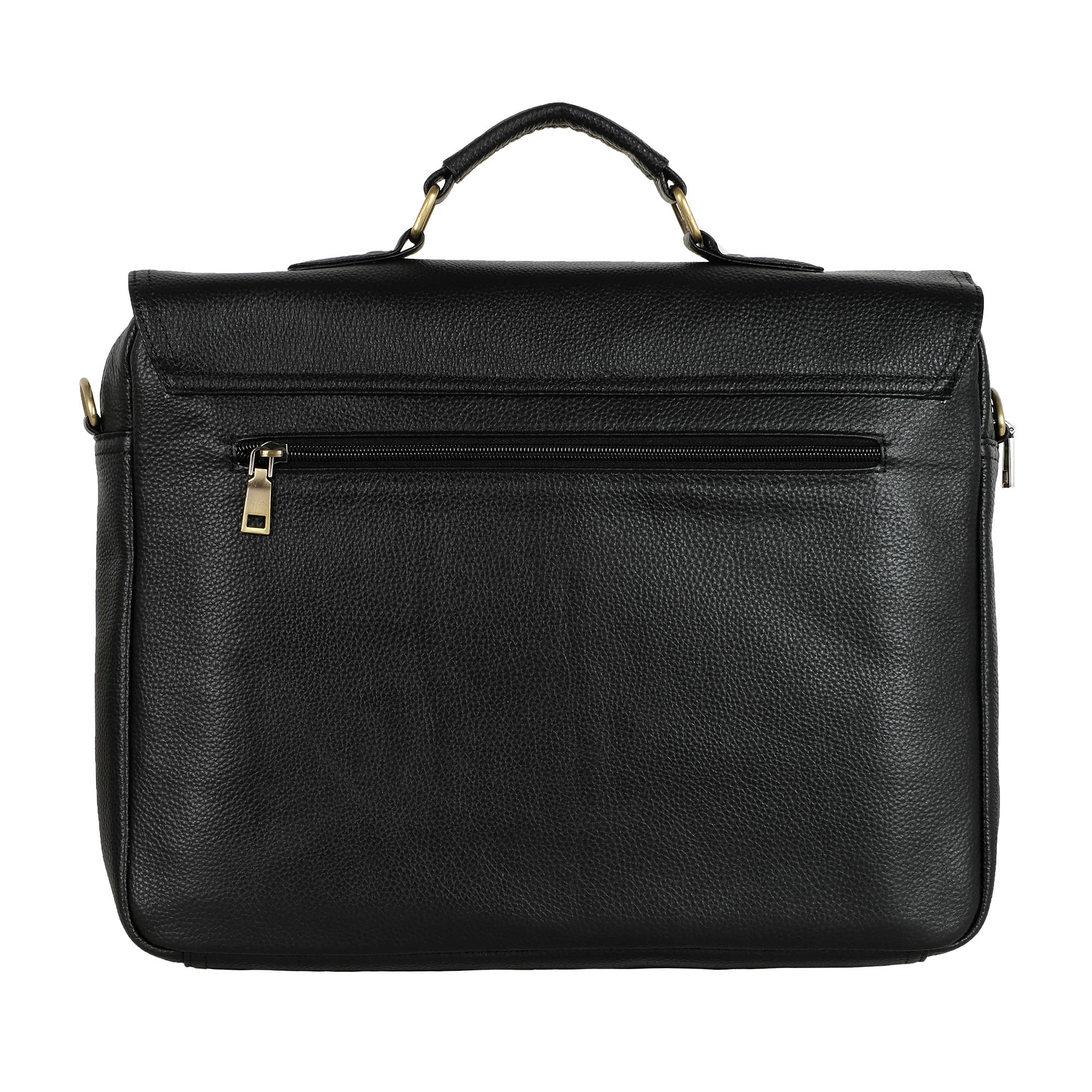 Портфель из мягкой кожи POLAR 23258 Brown