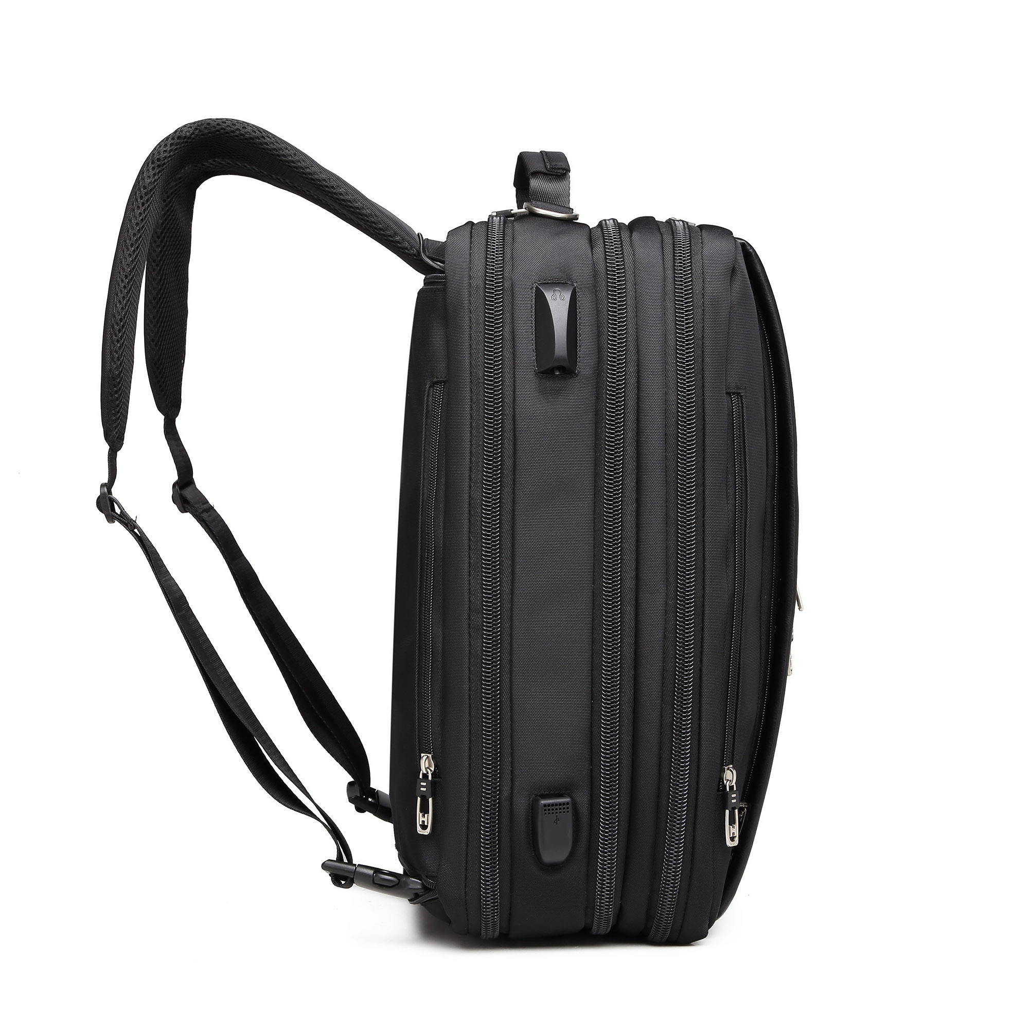 Мужская раздвижная сумка-рюкзак  Hedgard 1340 Black