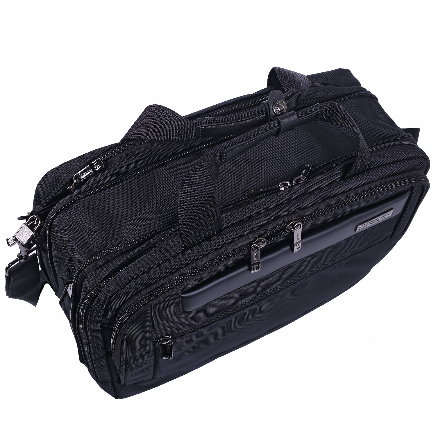 -портфель с отделением для ноутбука Numanni PW883, цвет: черный .