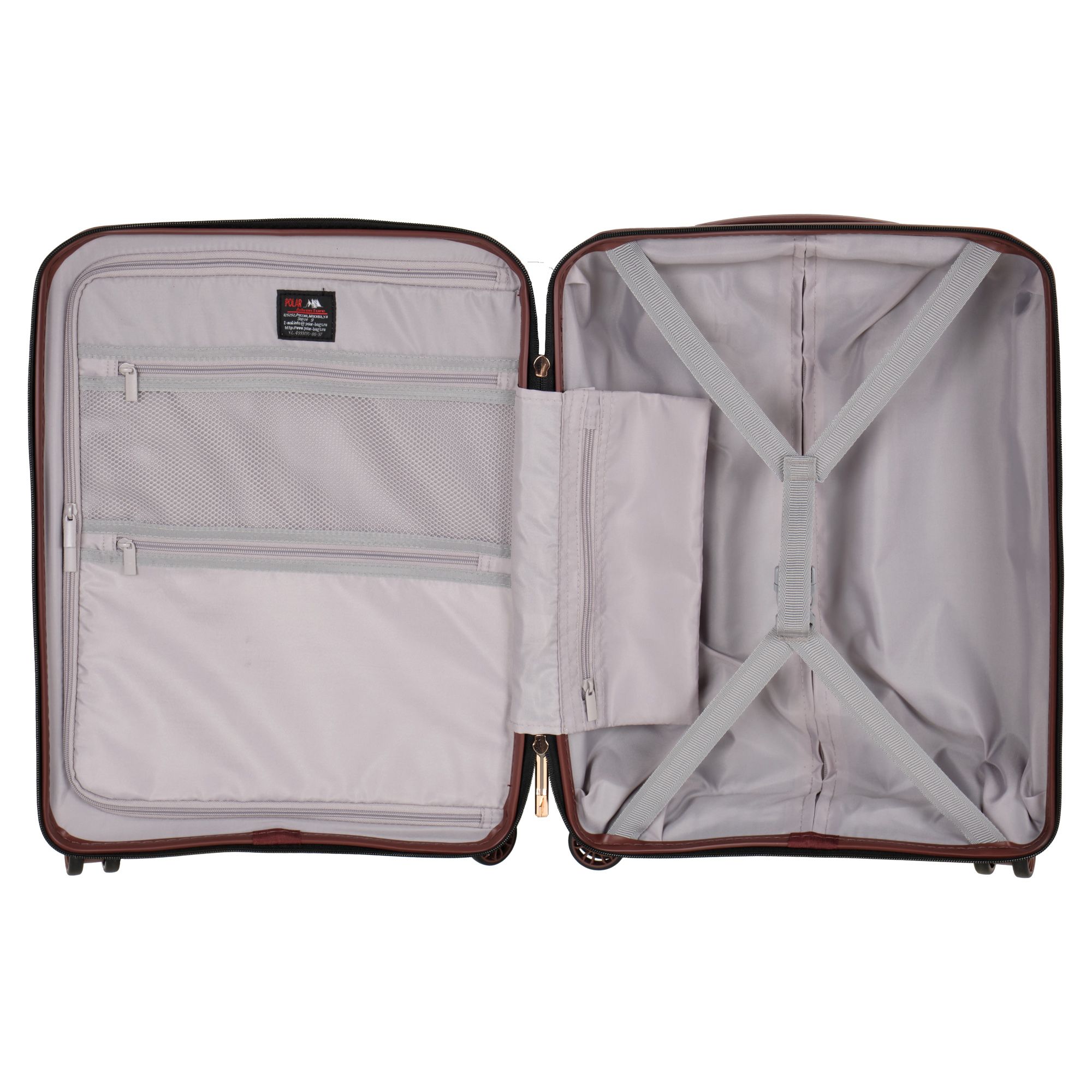 Чемодан для ручной клади POLAR Р0015-20" Beige