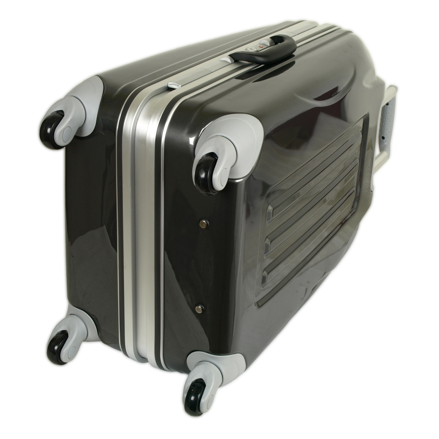 Чемодан-кейс на защелках POLAR P1123-20" Grey