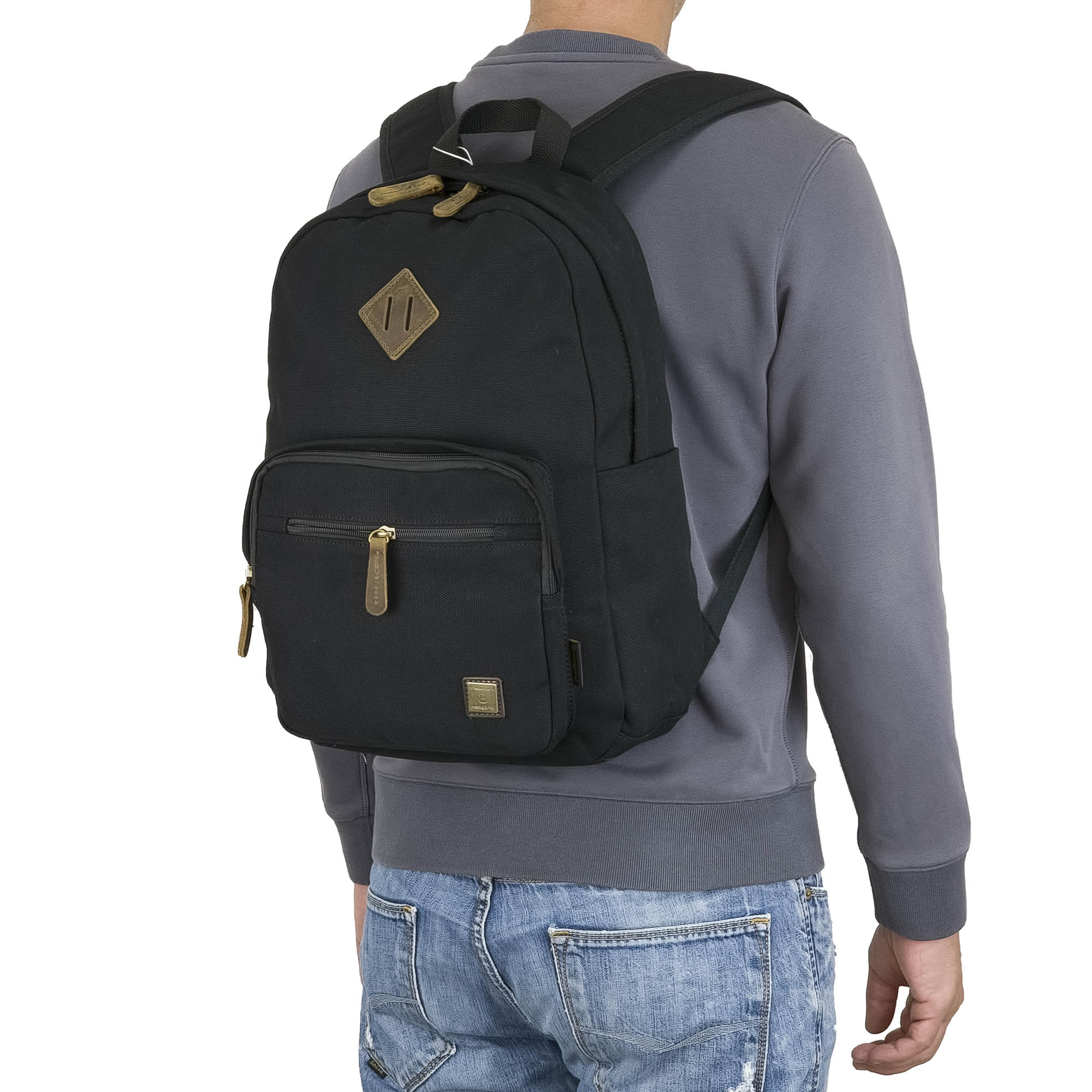 Рюкзак брезентовый  Hedgard 1122-1 Black