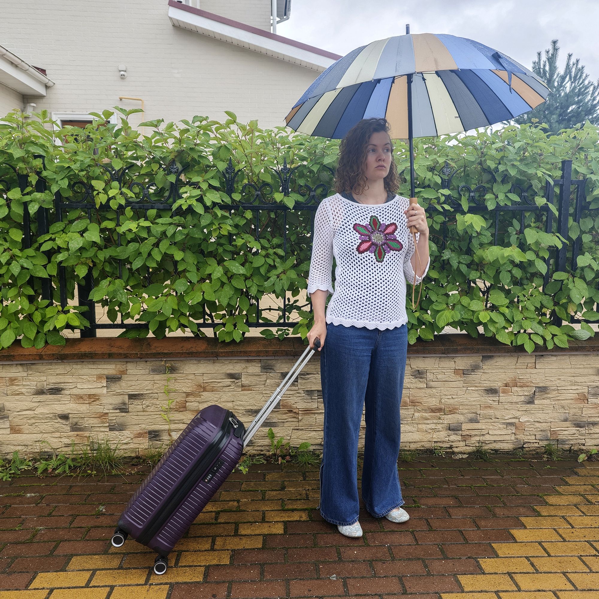 Чемодан для ручной клади POLAR РР823-20" Purple