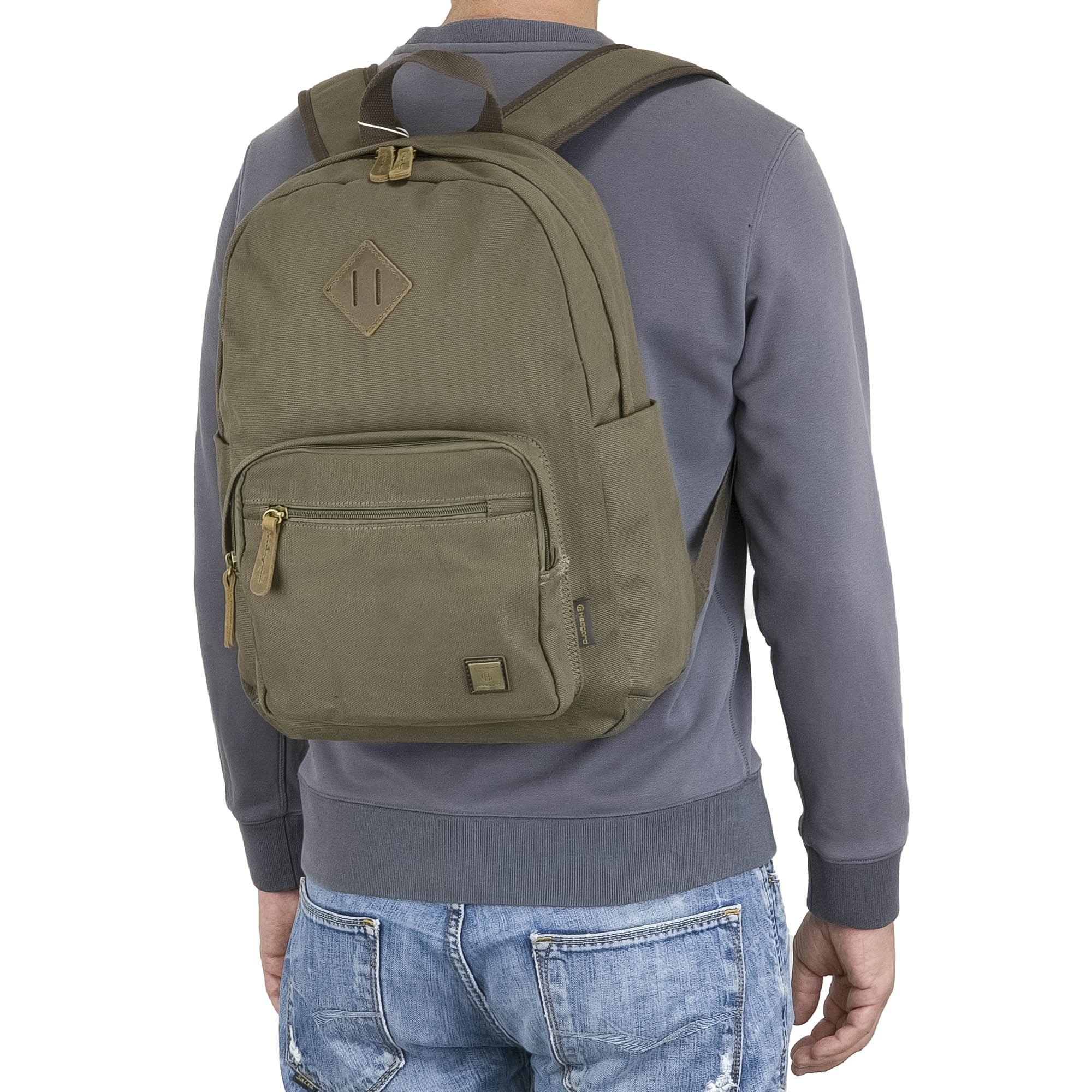 Рюкзак брезентовый  Hedgard 1122-1 Olive