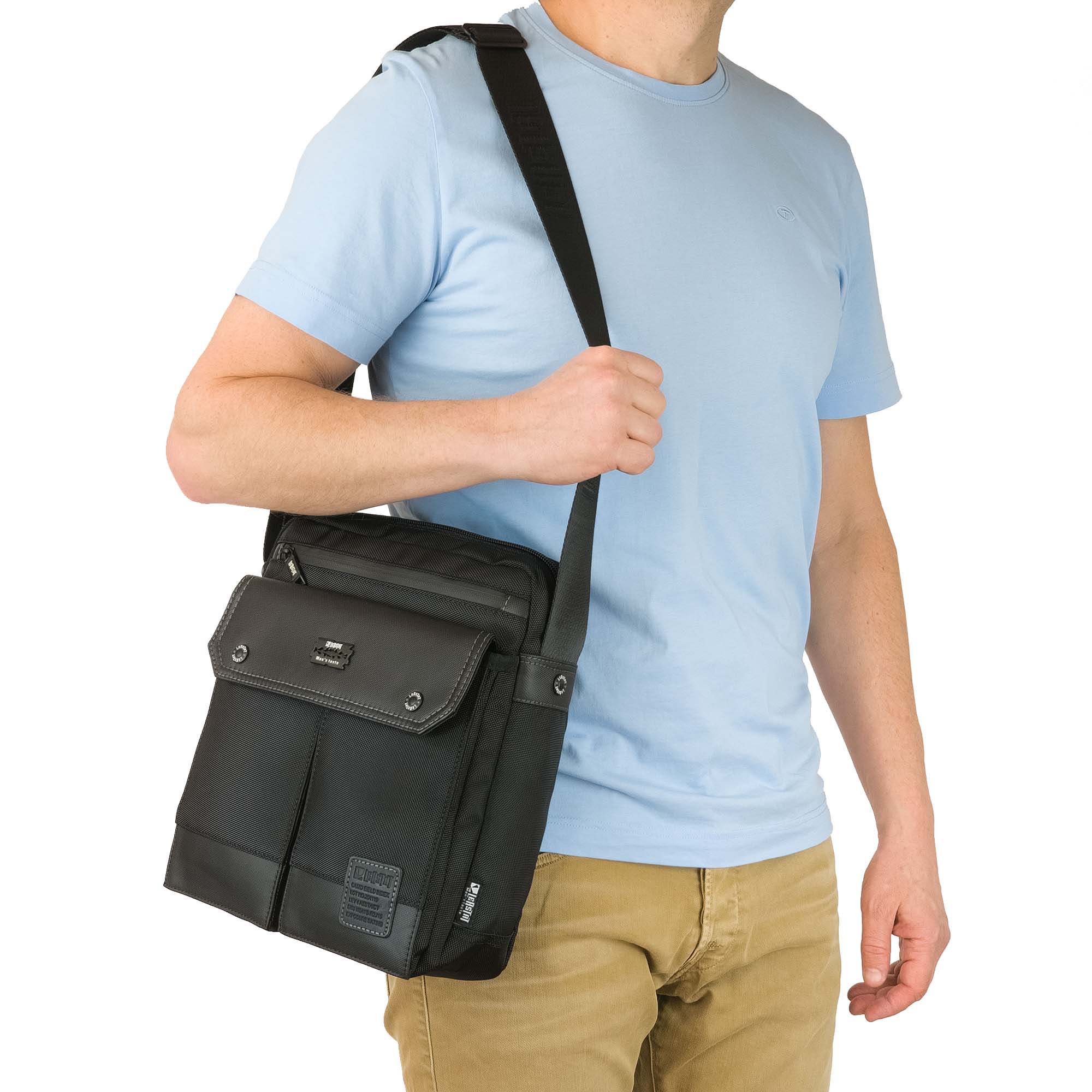 Сумка-планшет А4 LEASTAT 9698 Black