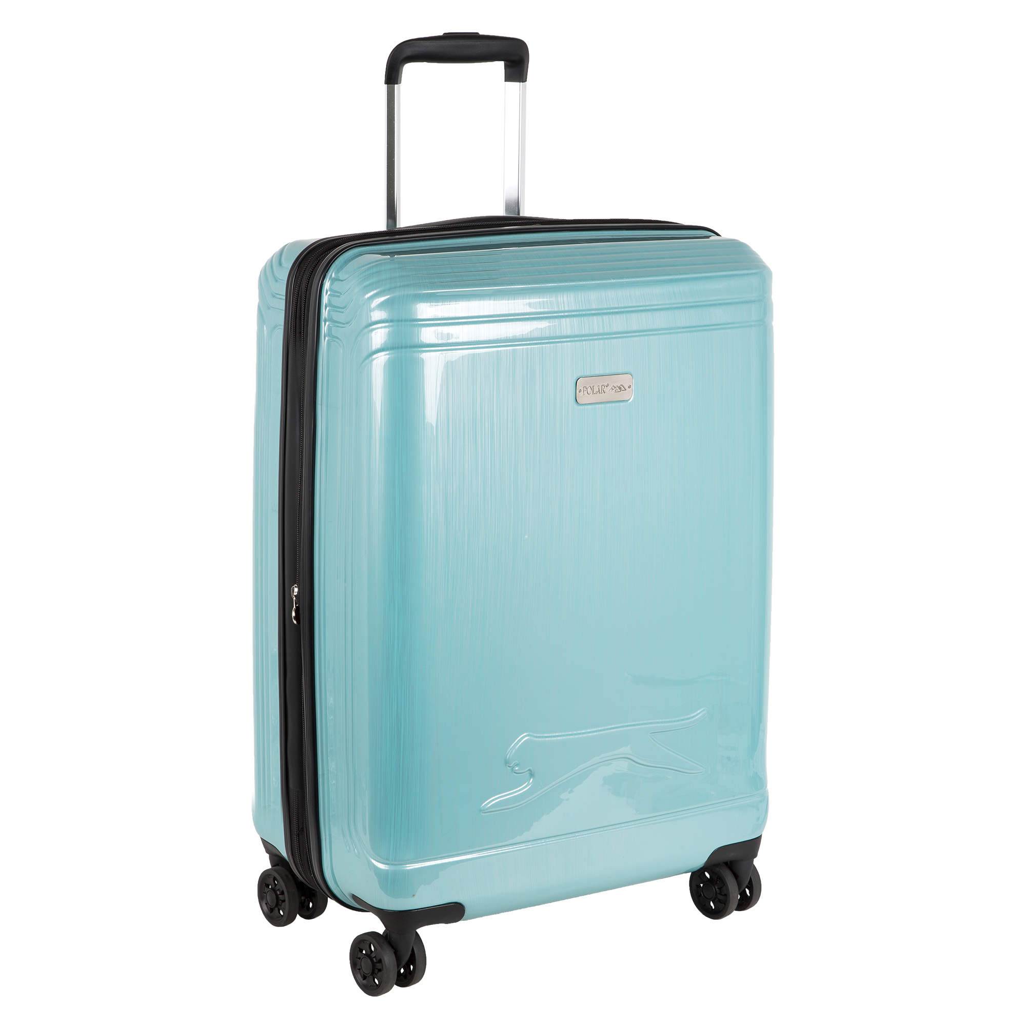Чемодан средний, с увеличением объема POLAR Р1936-24" Green