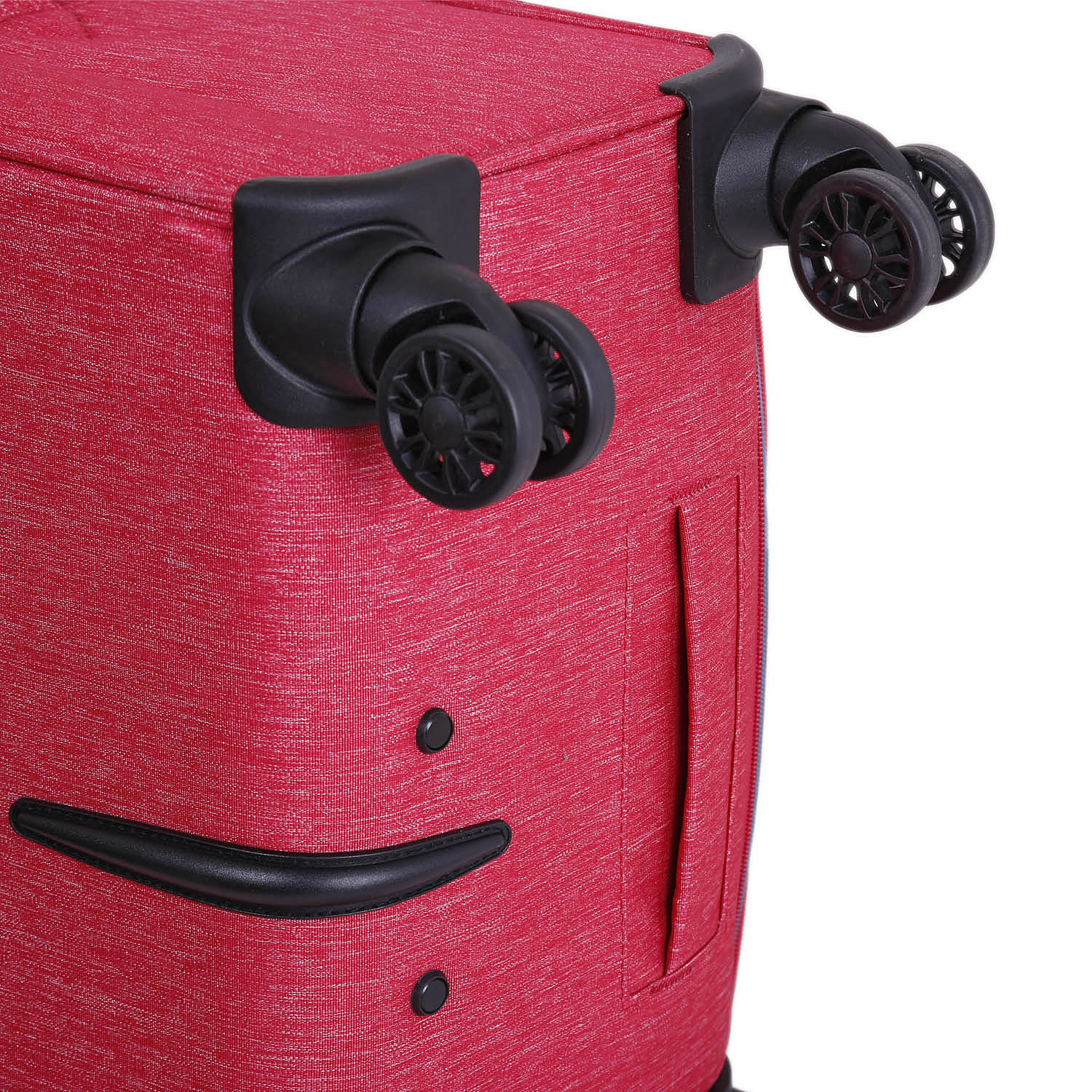 Суперлегкий чемодан среднего размера POLAR Р18А13-23" Red