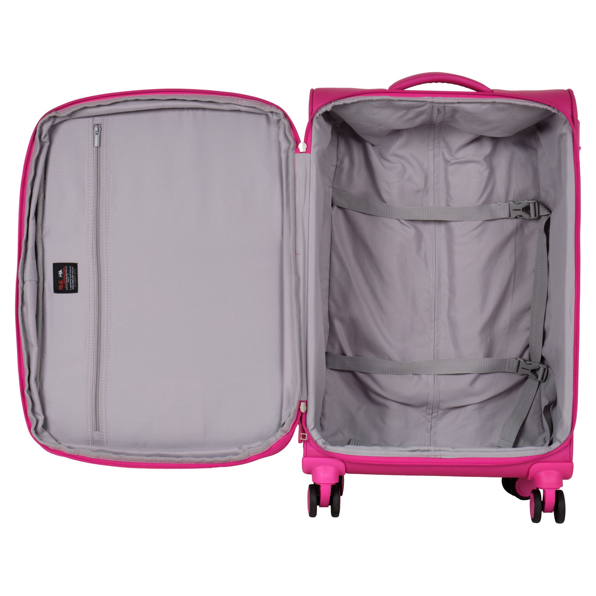 Чемодан среднего размера POLAR РР2319-24" Black