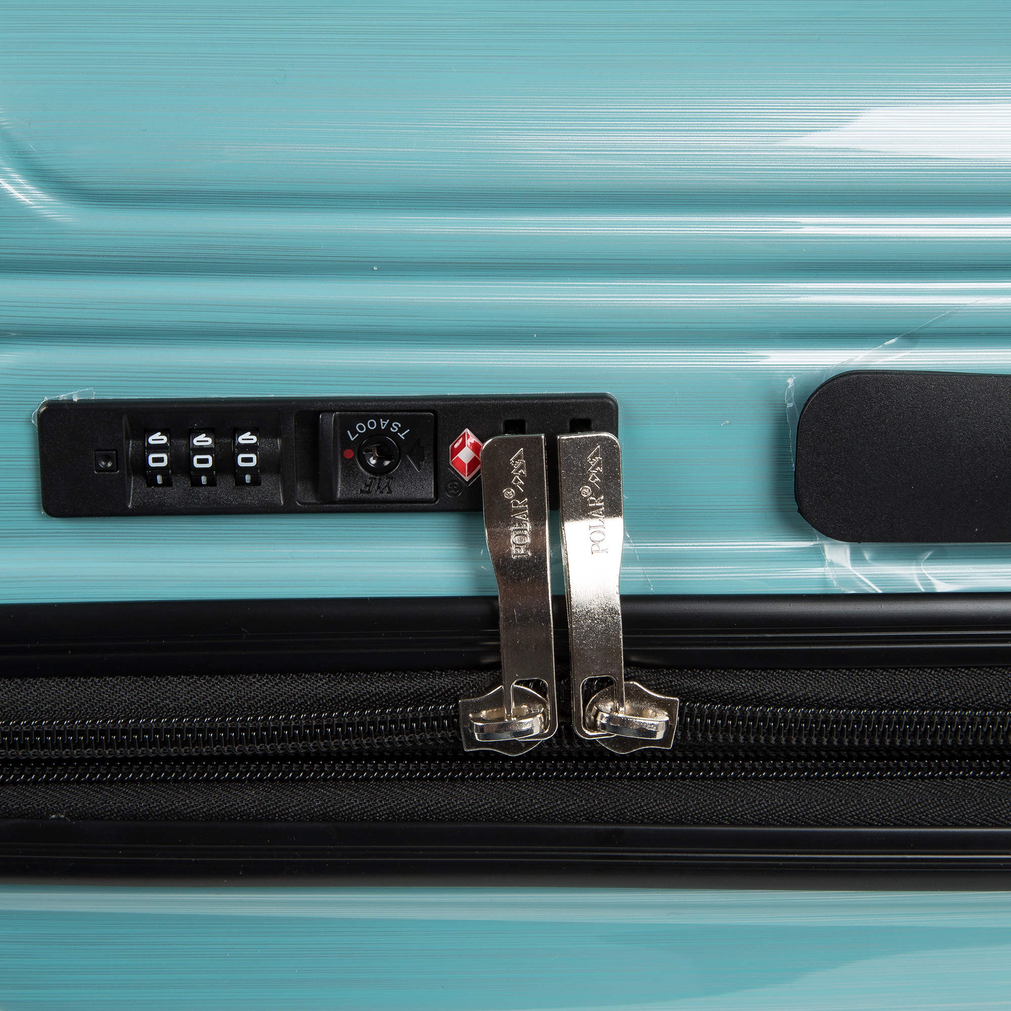 Чемодан большой, с увеличением объема POLAR Р1936-28" Green