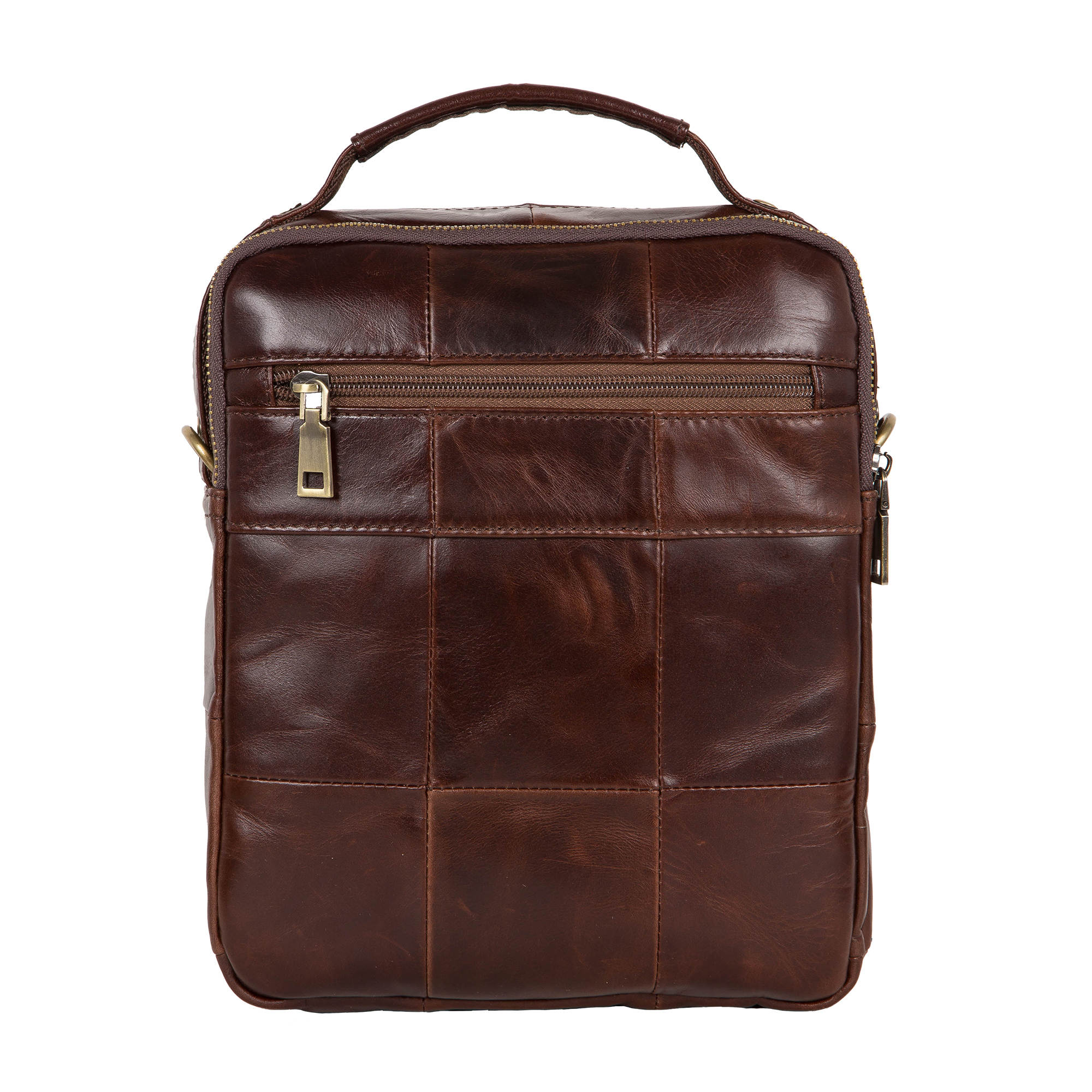 Мужская кожаная сумка POLAR 812166-9 Brown