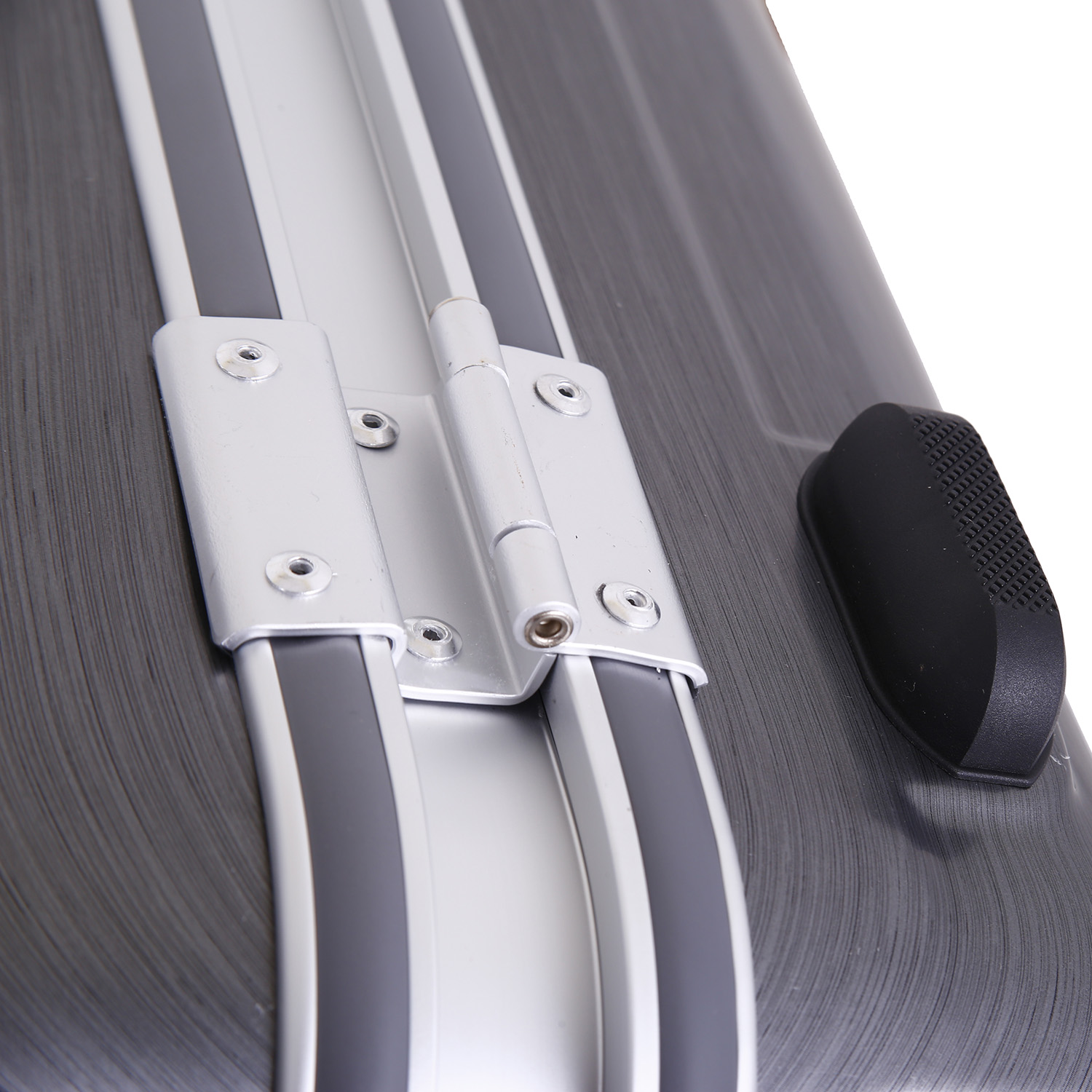 Кейс на колесах, малый, с защелками POLAR Р1155-20 Grey