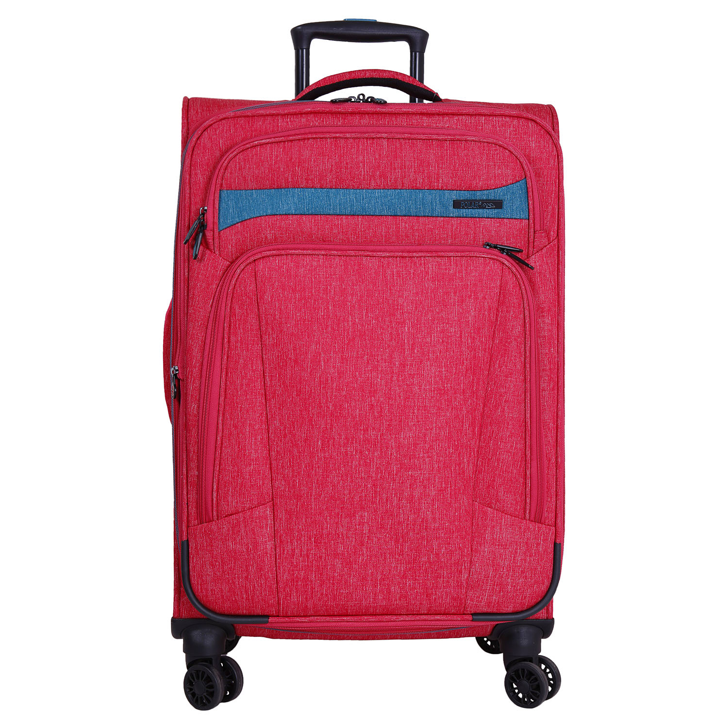 Суперлегкий чемодан среднего размера POLAR Р18А13-23" Red