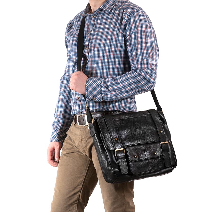 Кожаный планшет А4 POLA 3138 Black