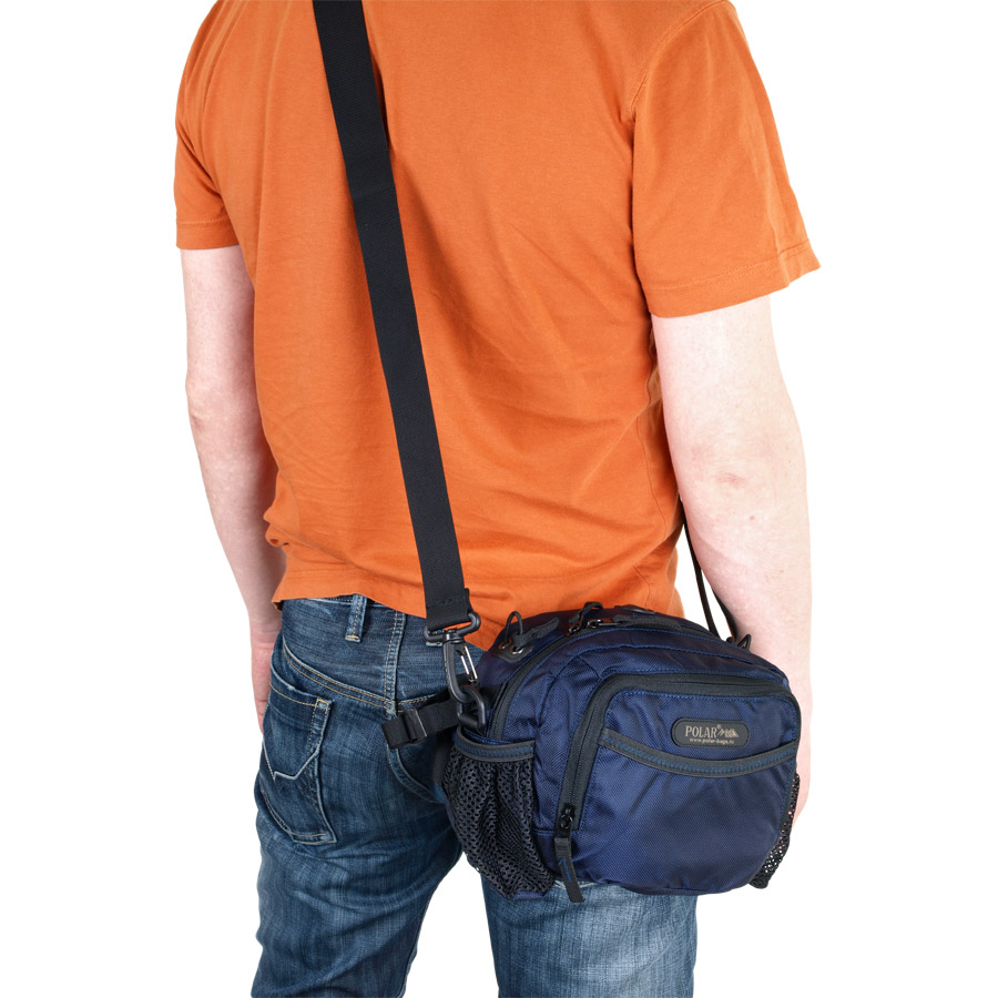 Спортивная сумка на плечо и на пояс POLAR П3041-02