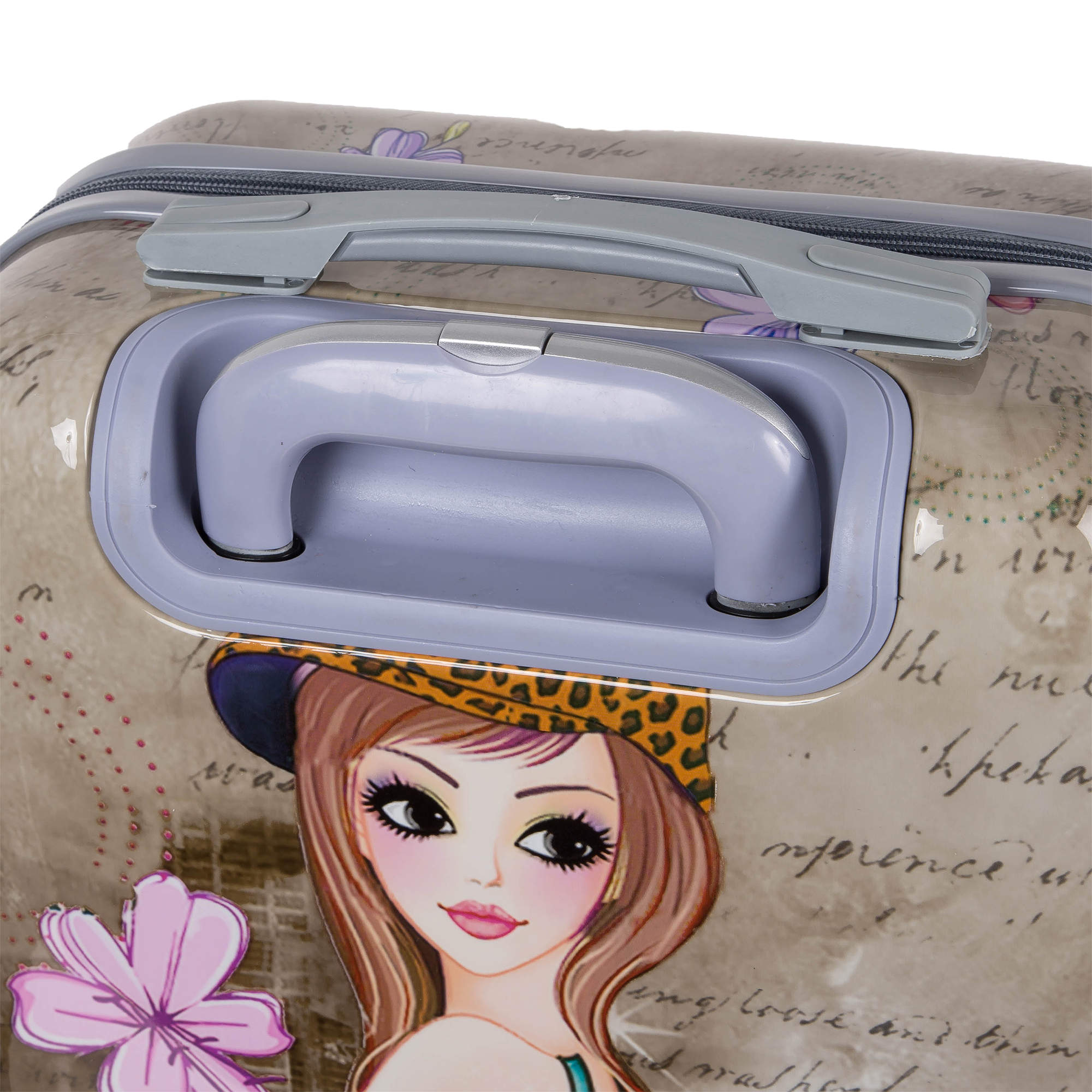 Чемодан малый POLAR РА053- 20" "Девочка"