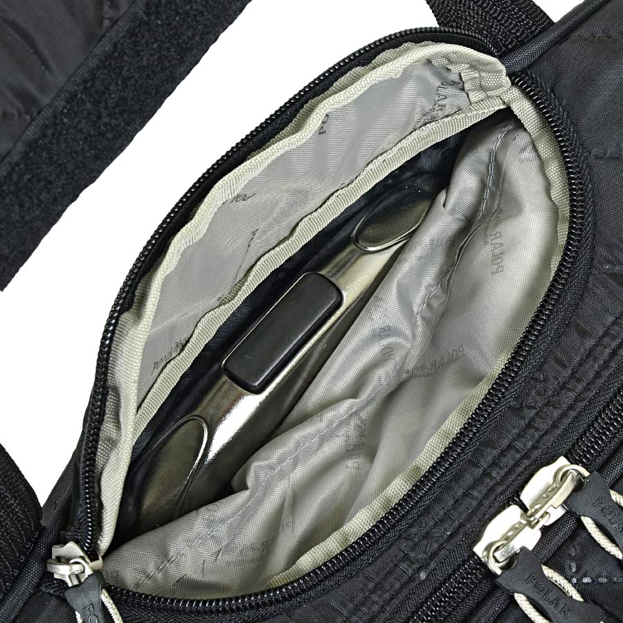 Сумка на колесах для ручной клади POLAR 7058 Black