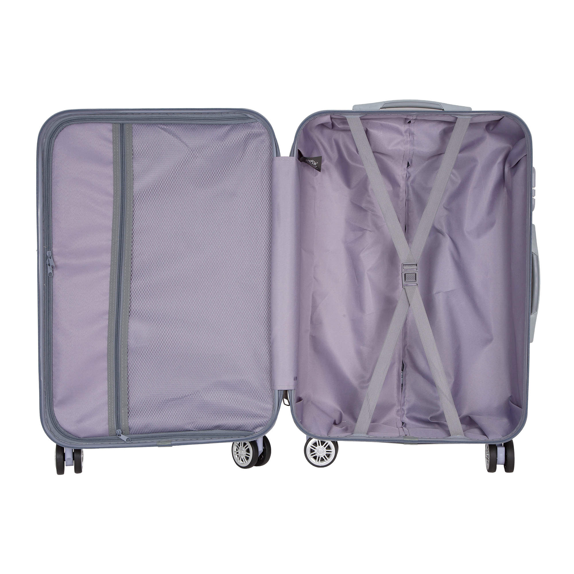 Чемодан средний POLAR РА030-24" "Газета"