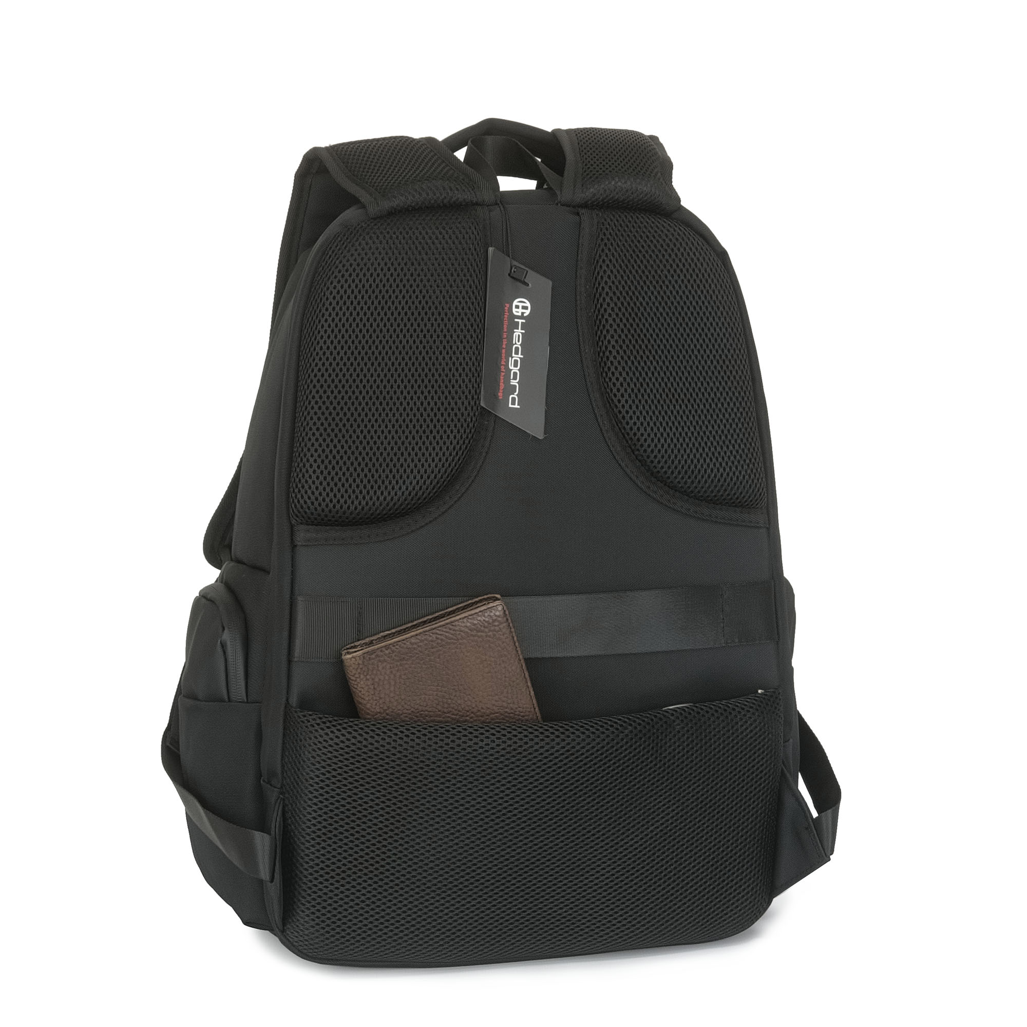 Городской рюкзак с тремя отделениями  Hedgard 0011 Black