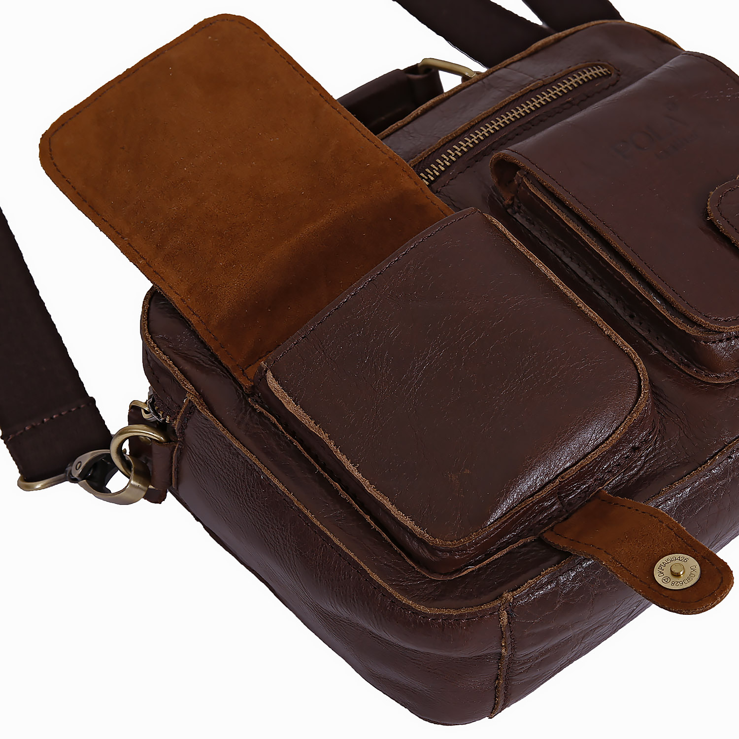 Мужская автовизитка POLA 1062 Brown