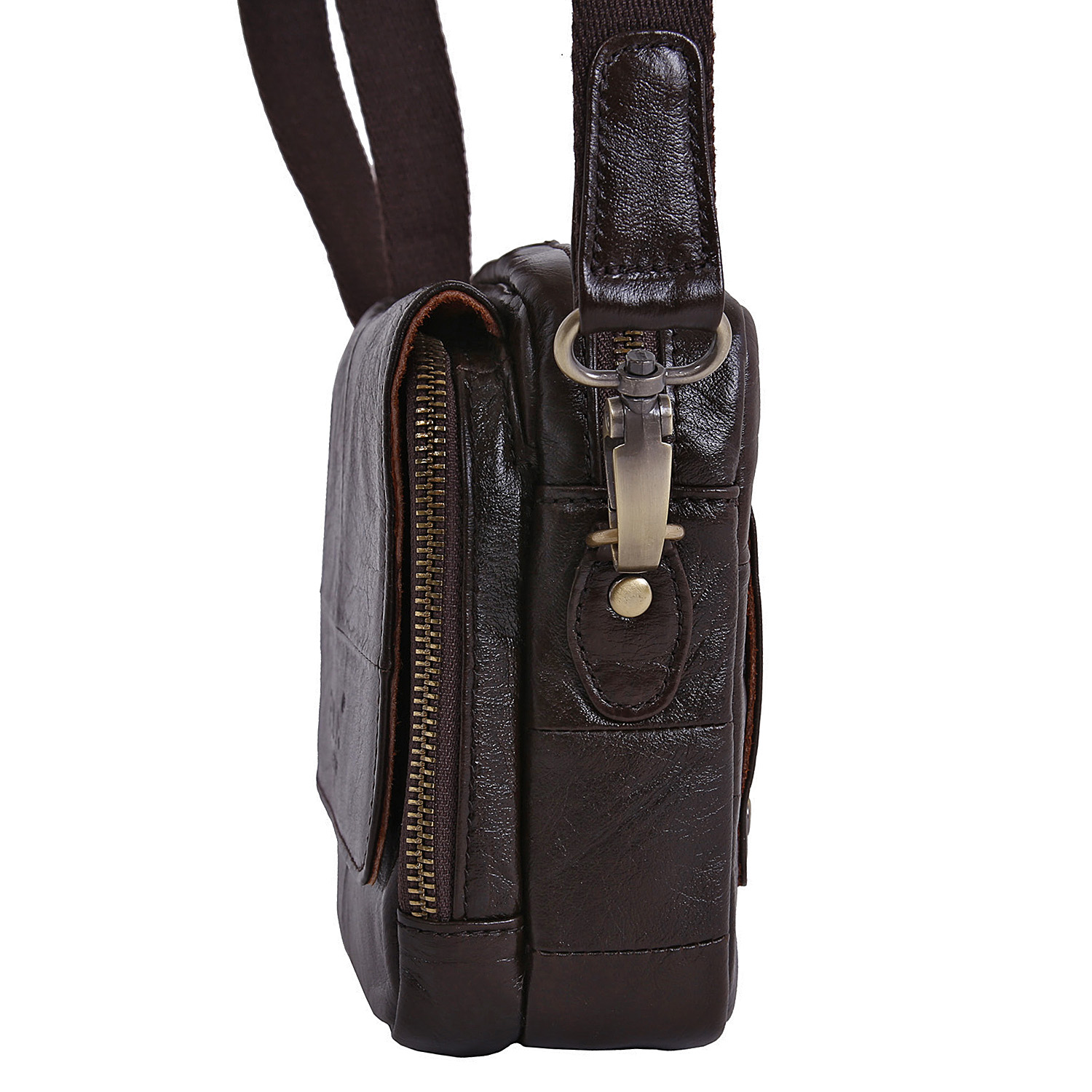 Сумка на плечо с креплением на ремень POLA 0603 Brown