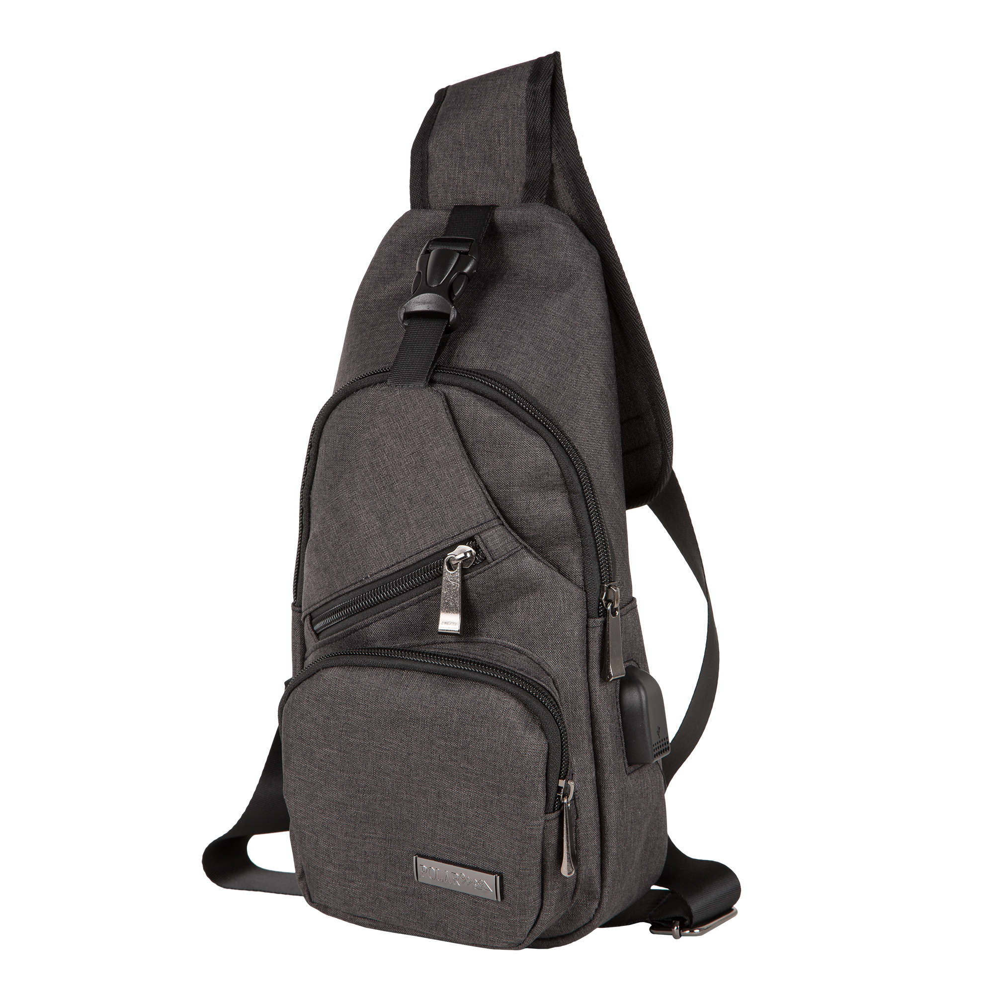 Однолямочный рюкзак POLAR П0140 Black