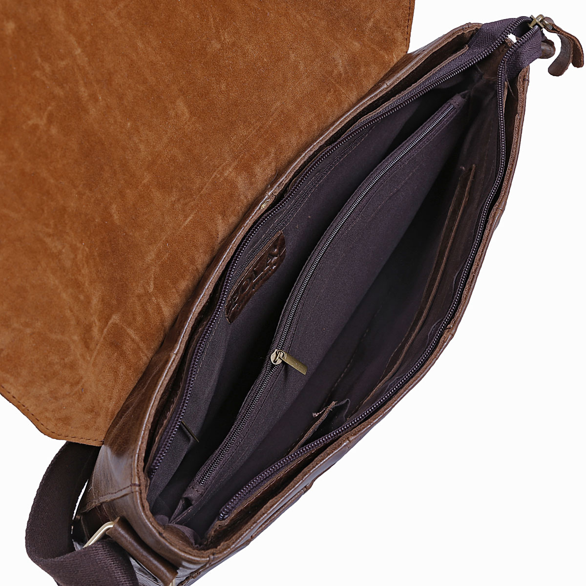 Кожаный мужской планшет POLAR 20021 Brown