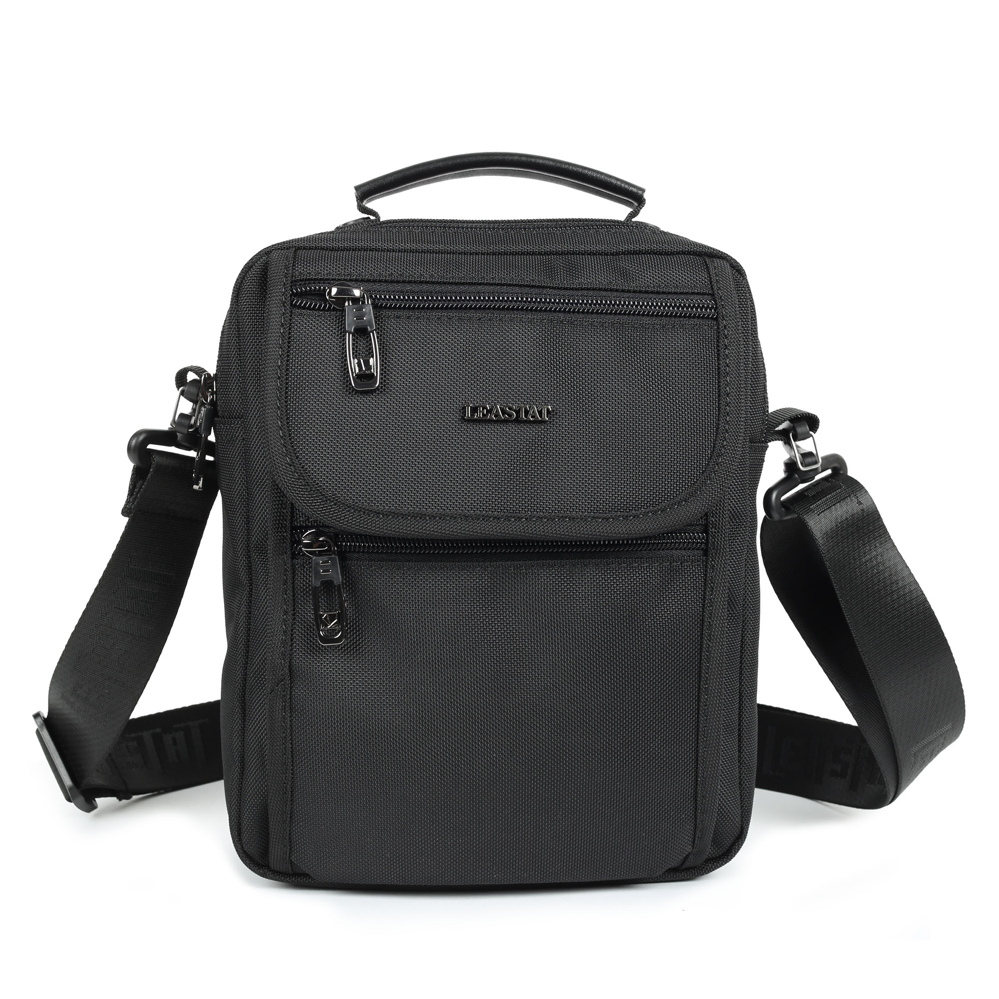 Мужская сумка через плечо LEASTAT 6806 Black