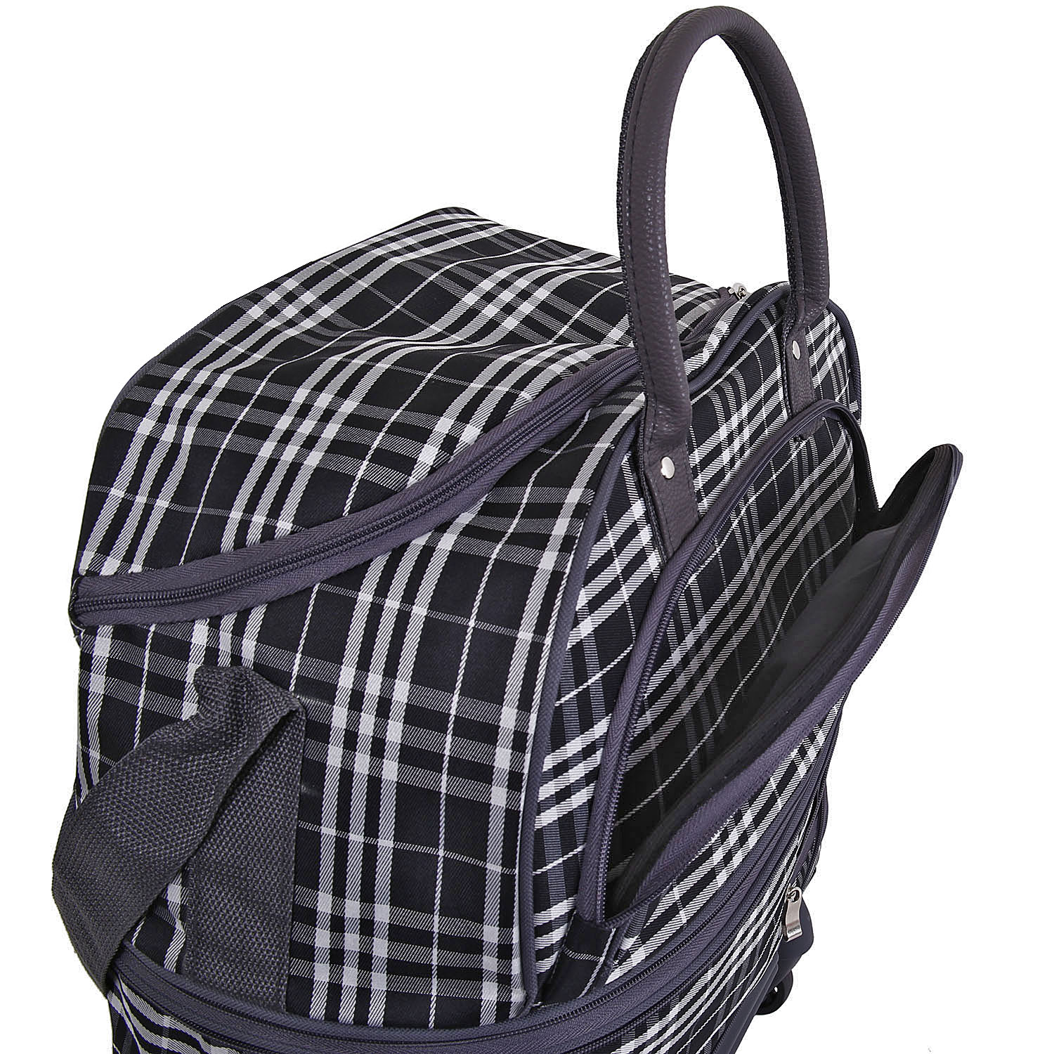 Раздвижная сумка на 4х колесах TSV 530.24 Black