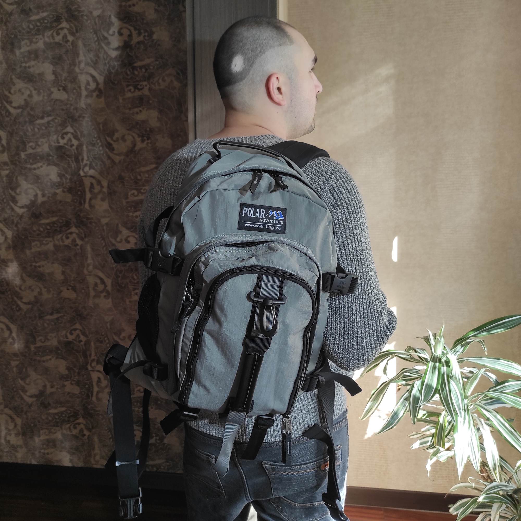 Рюкзак POLAR П955-07 L.Grey