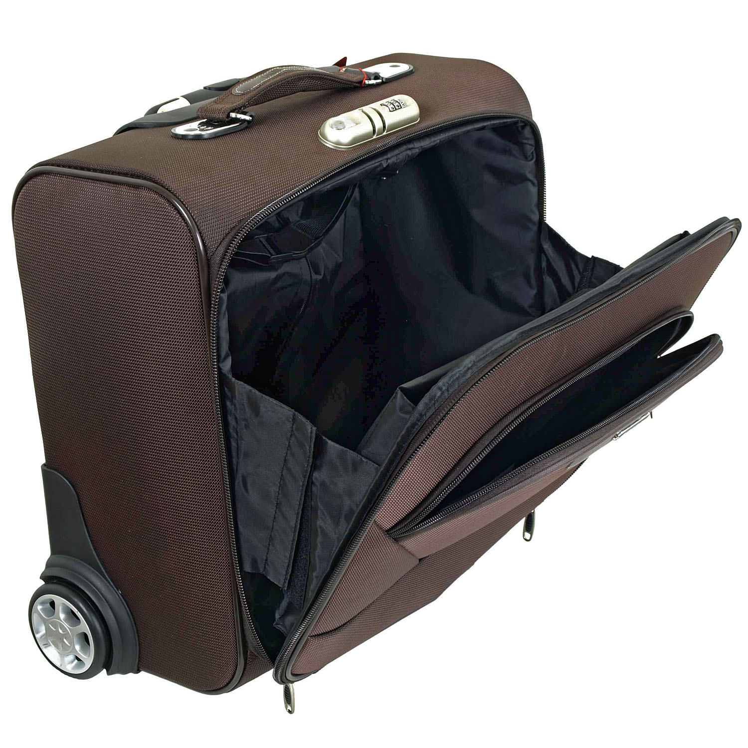 Чемодан-пилот на 2х колесах RION+ А423 Brown