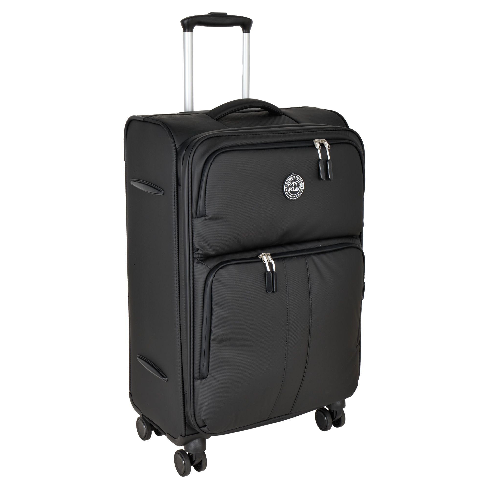 Чемодан среднего размера POLAR РР2319-24" Black