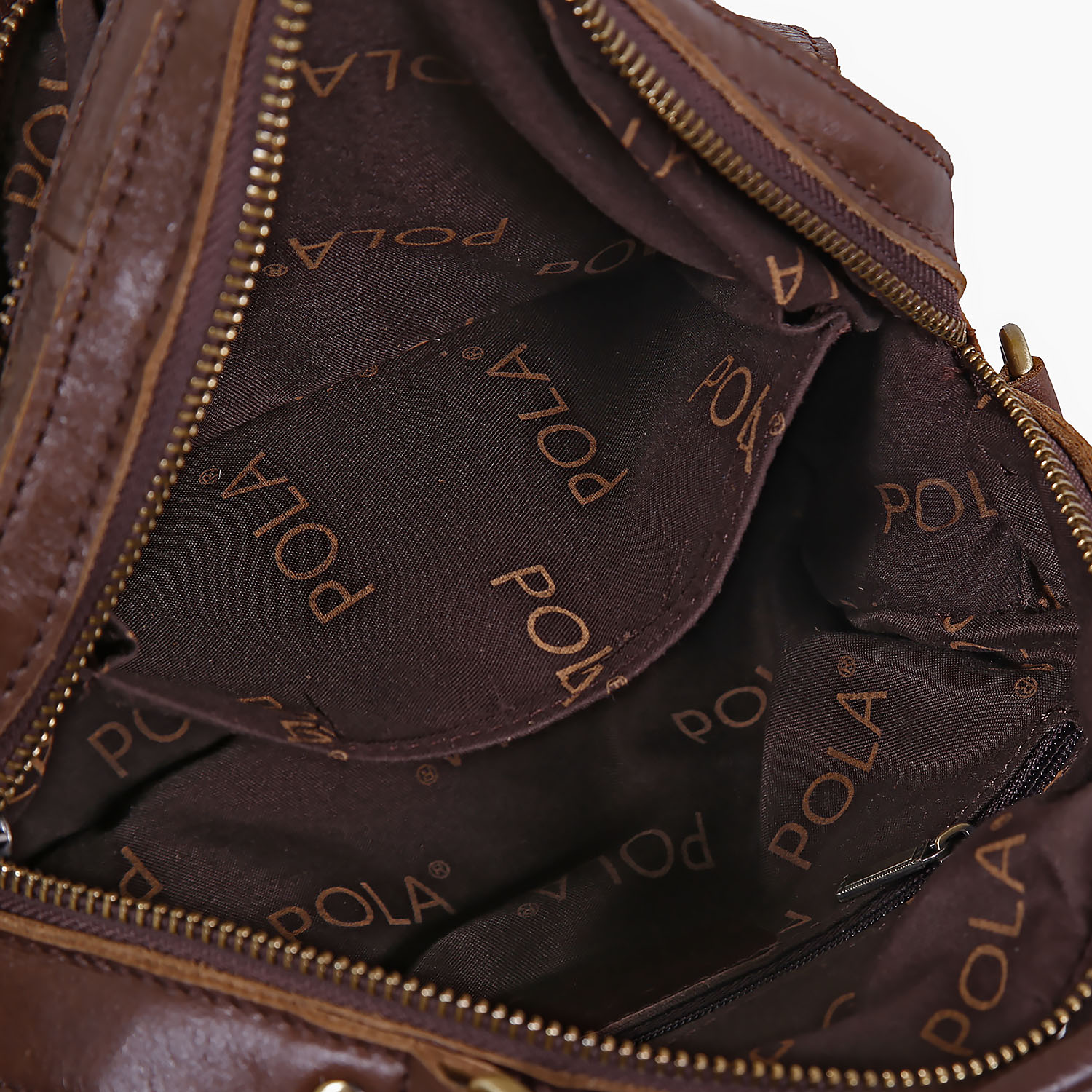 Мужская автовизитка POLA 1062 Brown