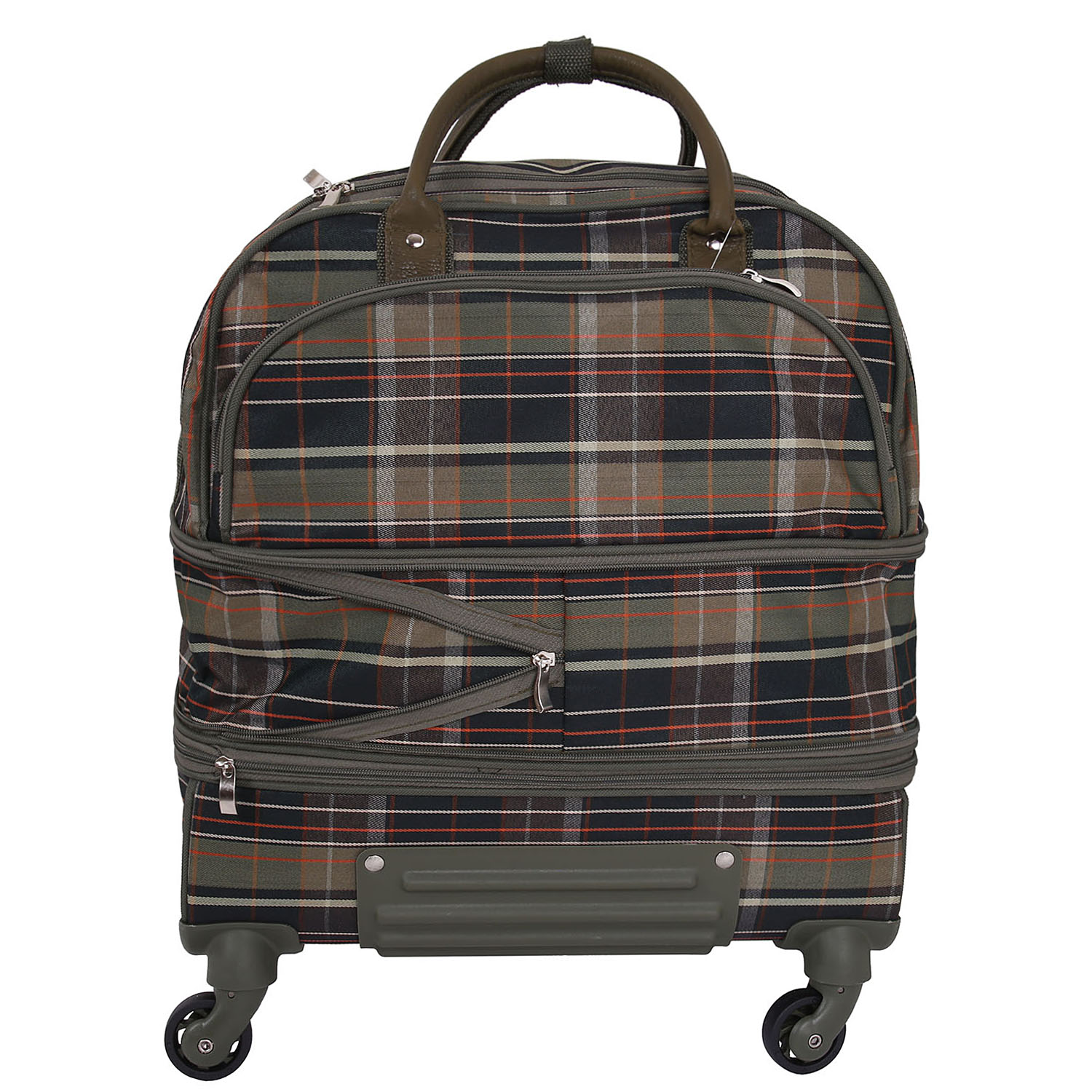 Раздвижная сумка на 4х колесах TSV 530.24 Green