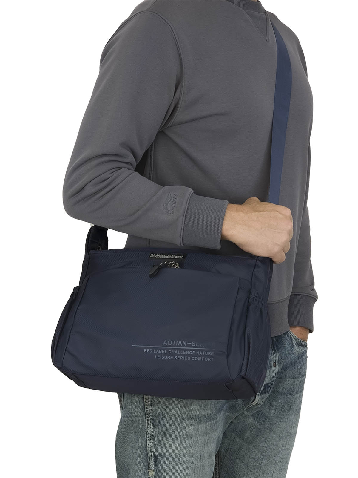 Сумка на плечо унисекс AOTIAN 8620 Blue