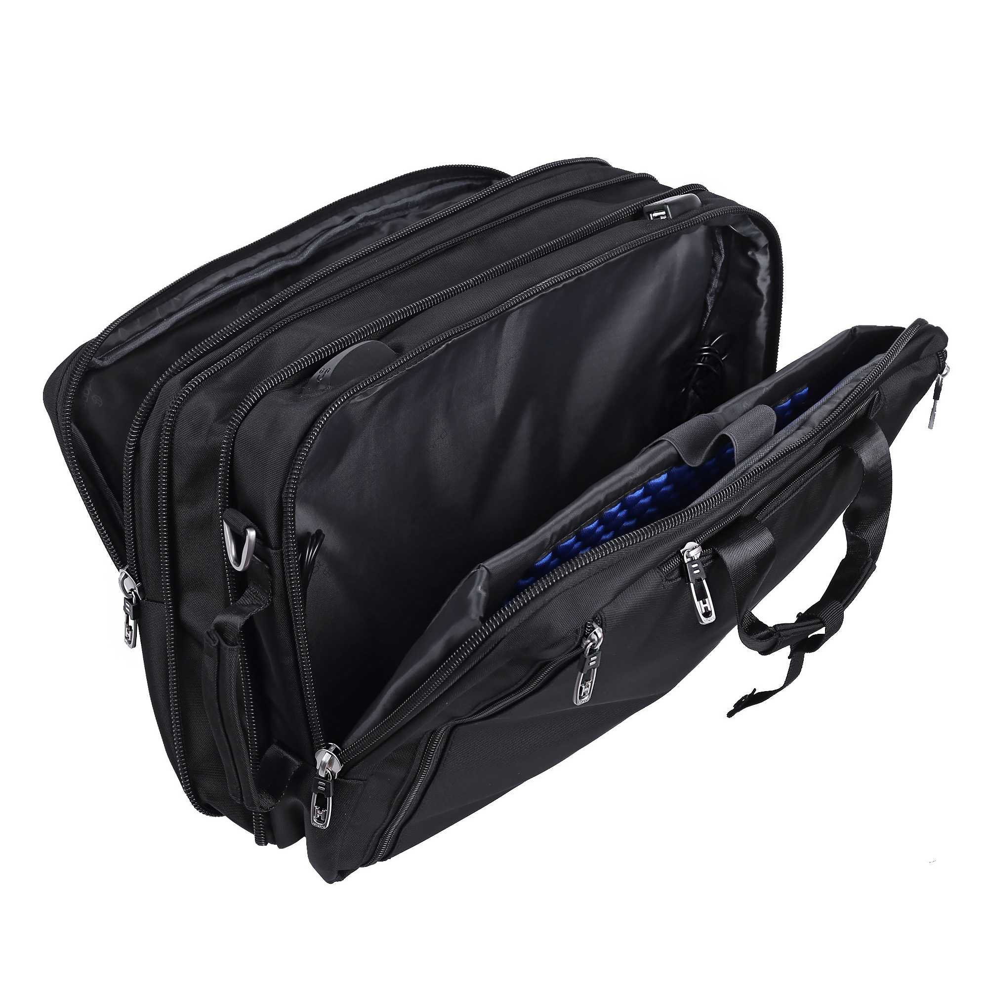 Мужская раздвижная сумка-рюкзак  Hedgard 1340 Black