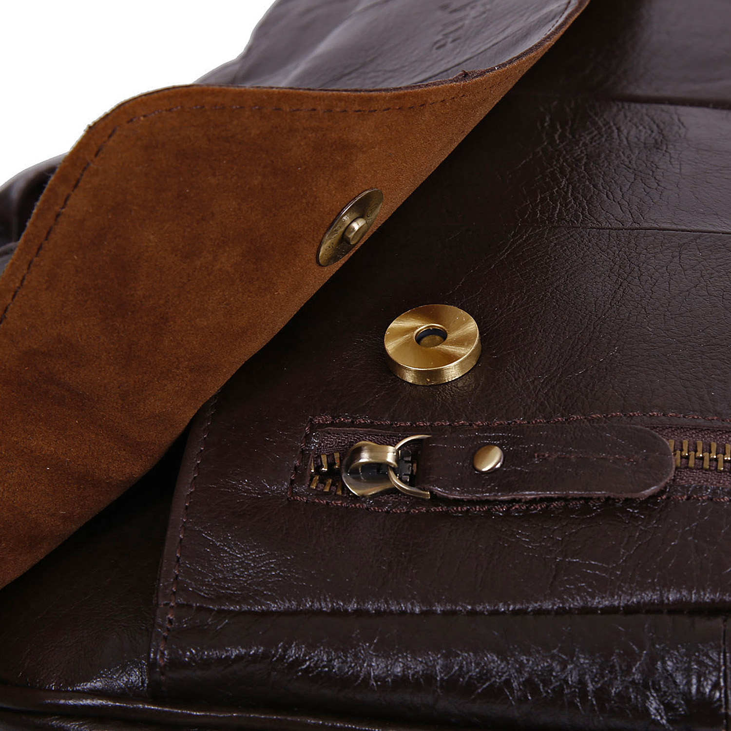 Мужская кожаная сумка POLA 5151 Brown