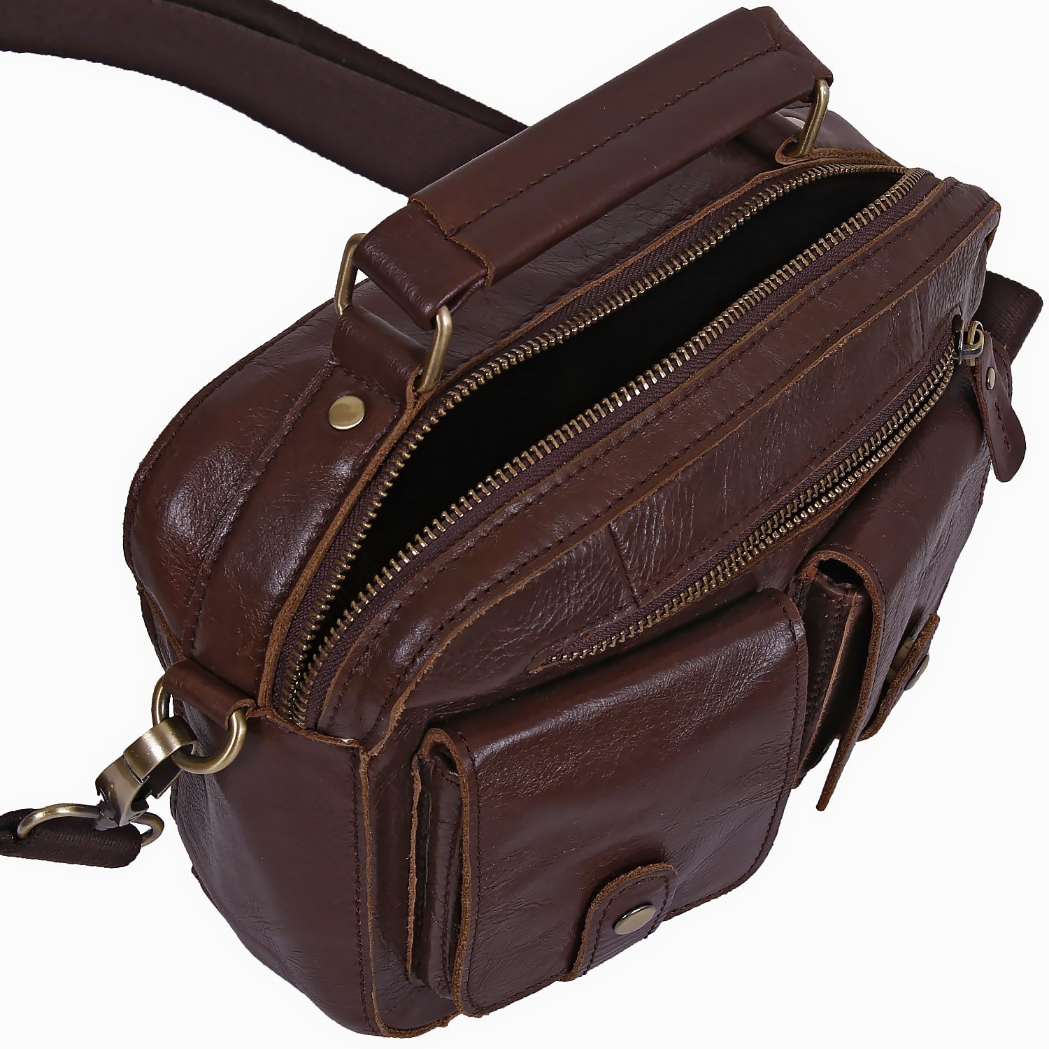 Мужская автовизитка POLA 1062 Brown