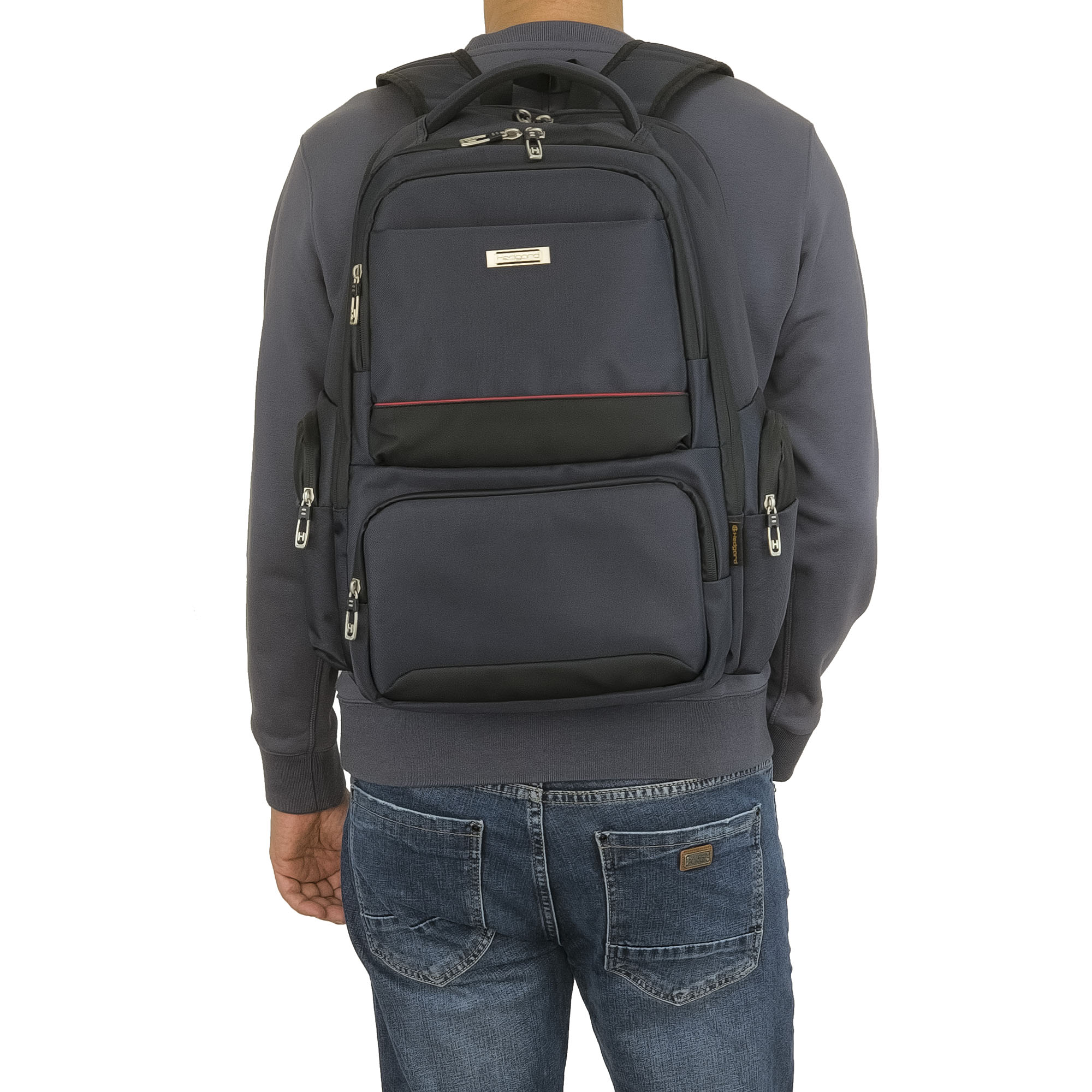 Городской рюкзак с тремя отделениями  Hedgard 0011 Blue