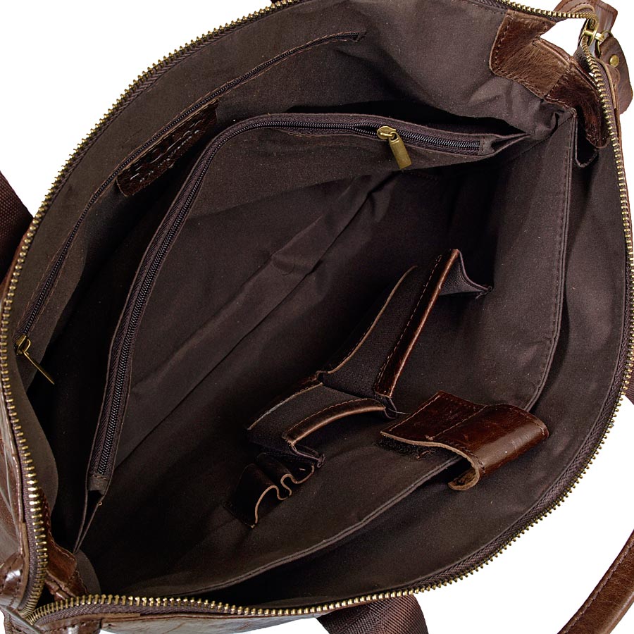 Сумка из натуральной кожи POLAR 0108 Coffee