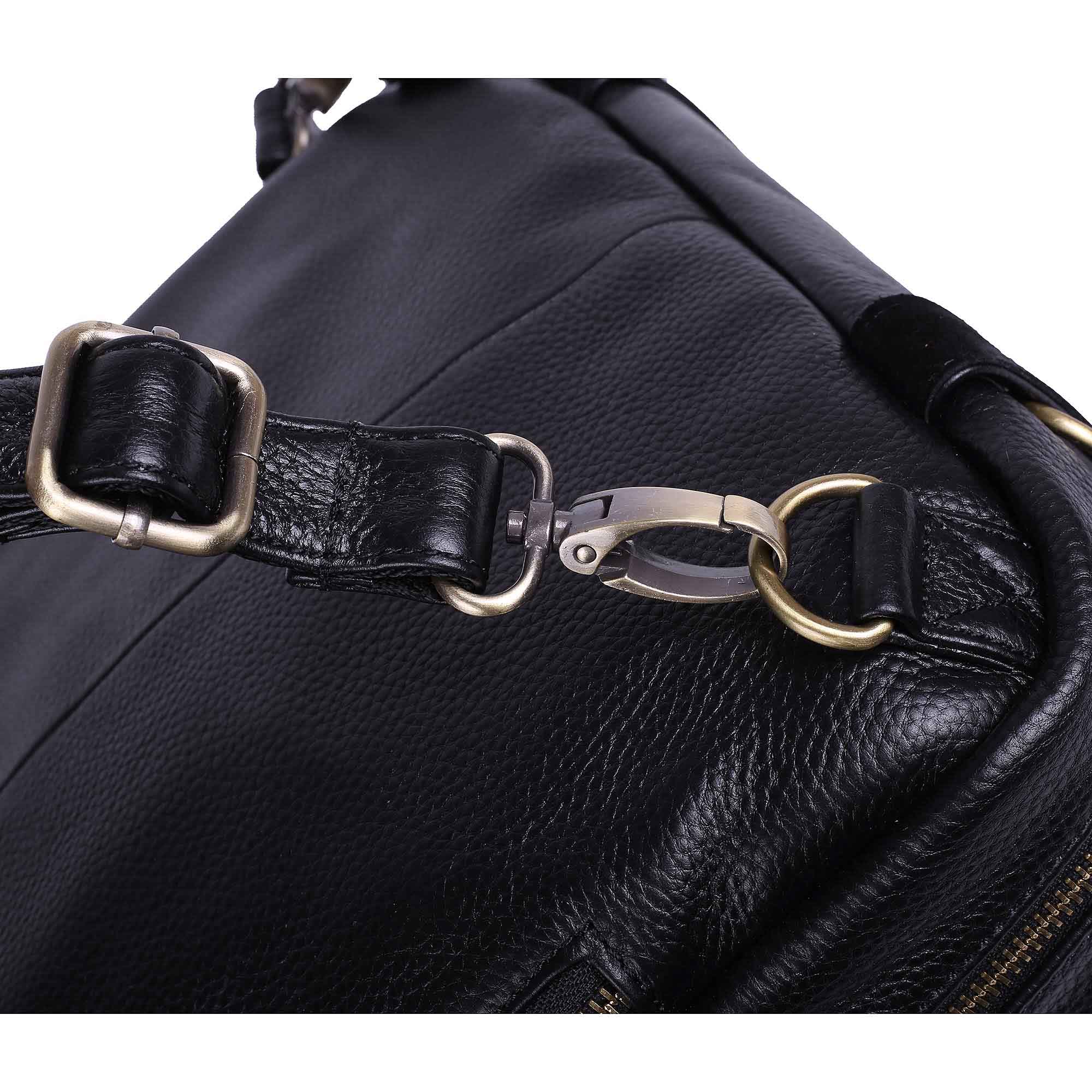 Сумка-рюкзак из натуральной кожи POLA 6031 Black