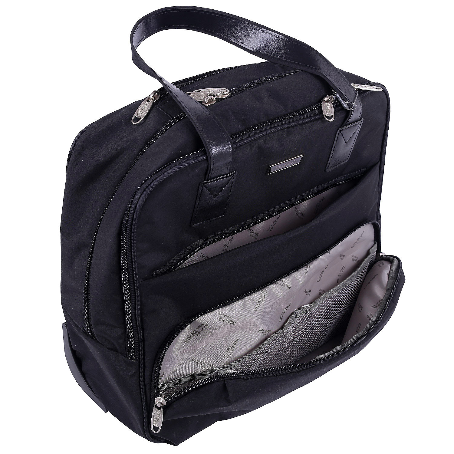 Сумка на колесах для ручной клади POLAR П7104 Black