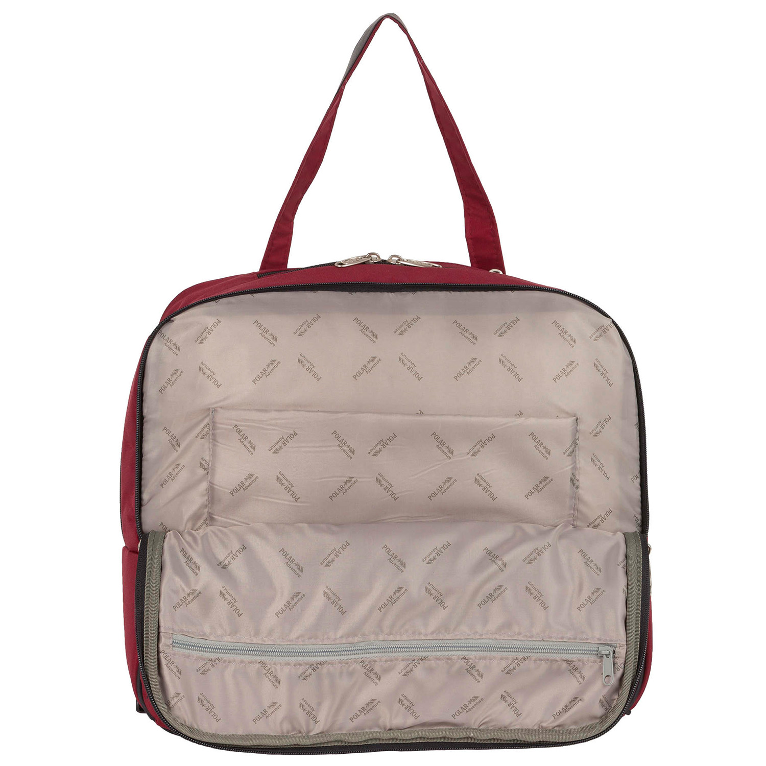 Сумка на колесах для ручной клади POLAR П7104 Bordo