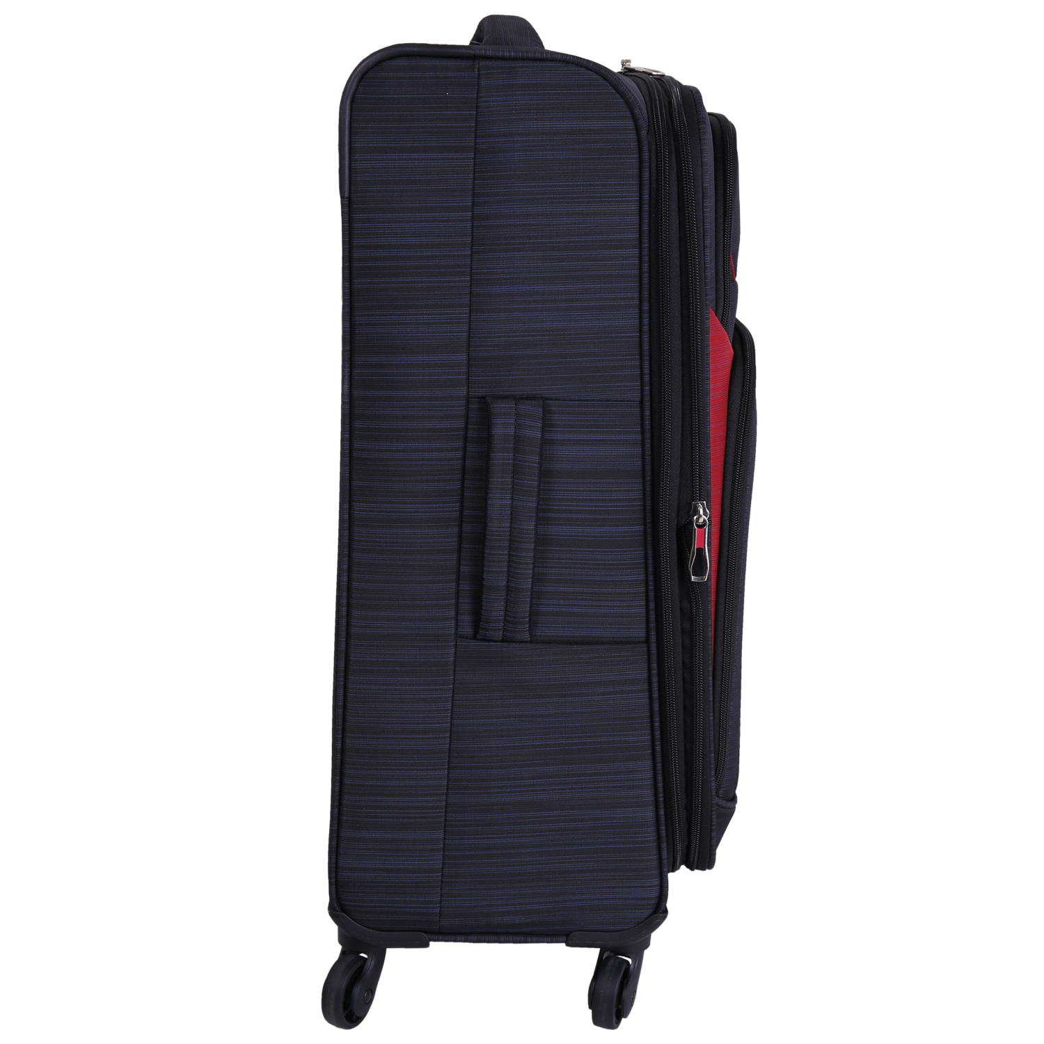 Чемодан на 4х колесах, средний POLAR Р18А01-23" Black