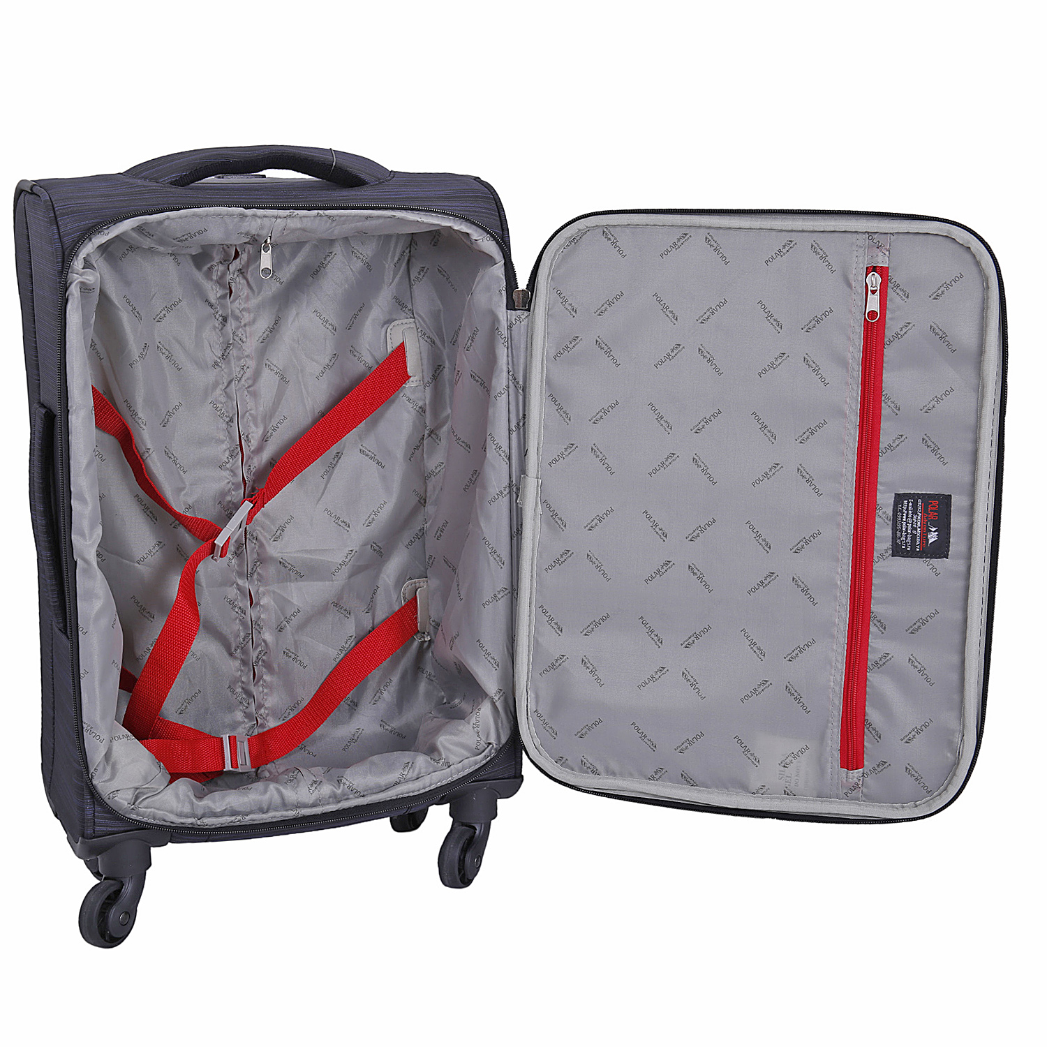 Чемодан на 4х колесах POLAR Р18А01-19" Black