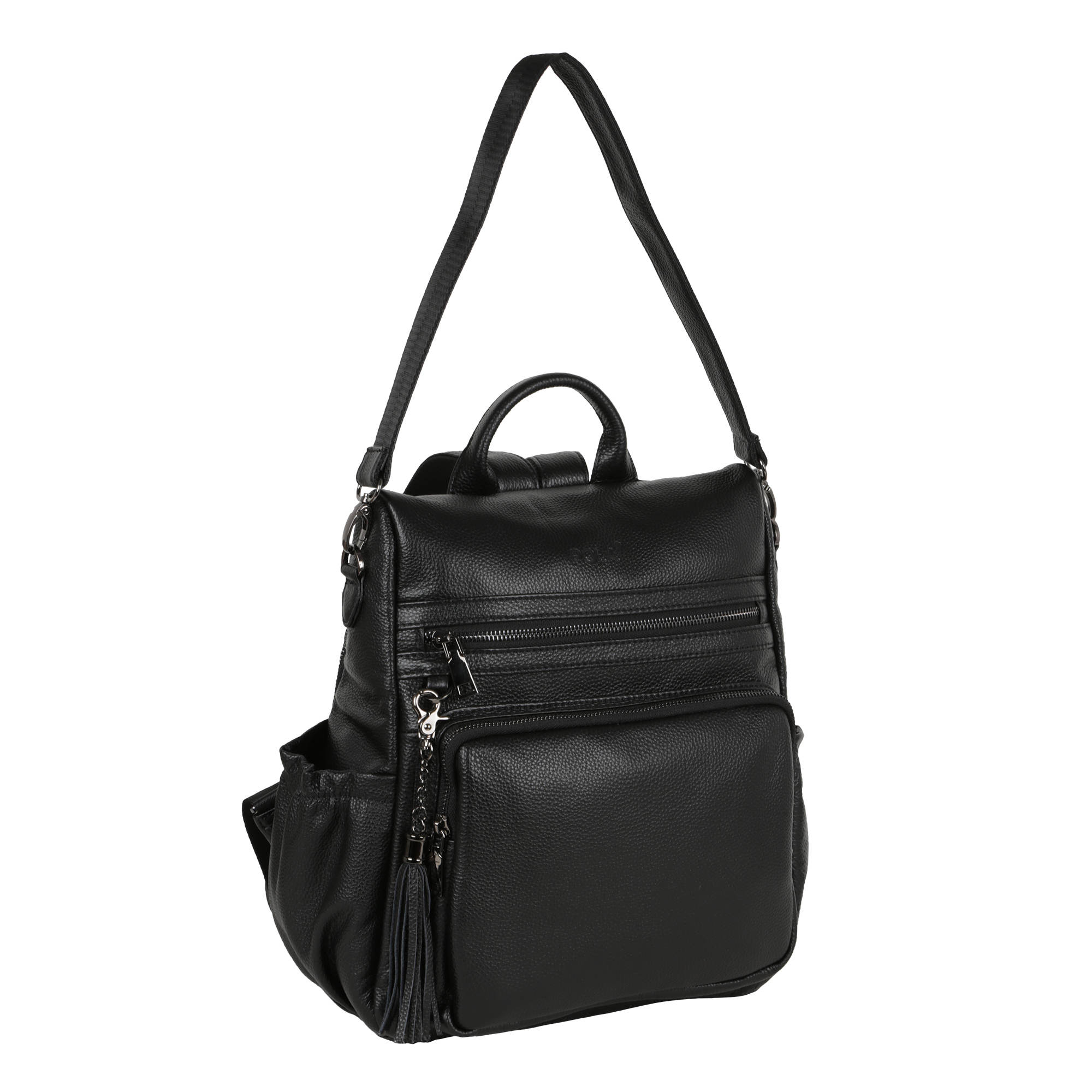 Женский кожаный рюкзак POLA 0908 Black