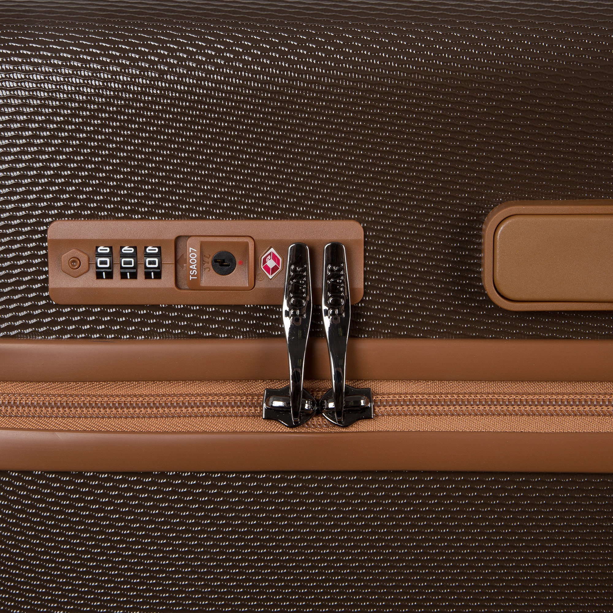 Комплект из 2х чемоданов POLAR Р1282-2 Brown (20", 24")