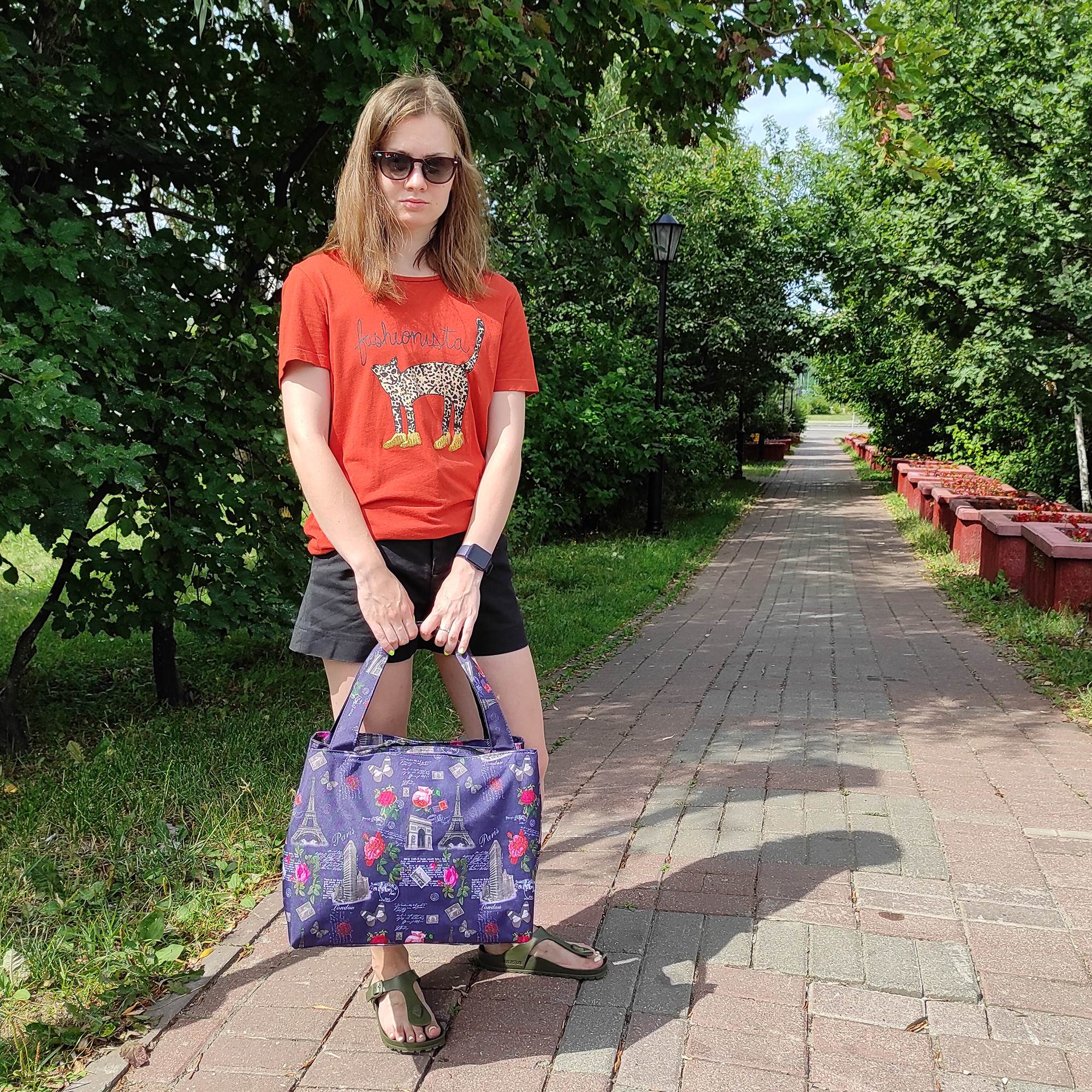 Женская сумка-бабочка POLAR П7077ж серый